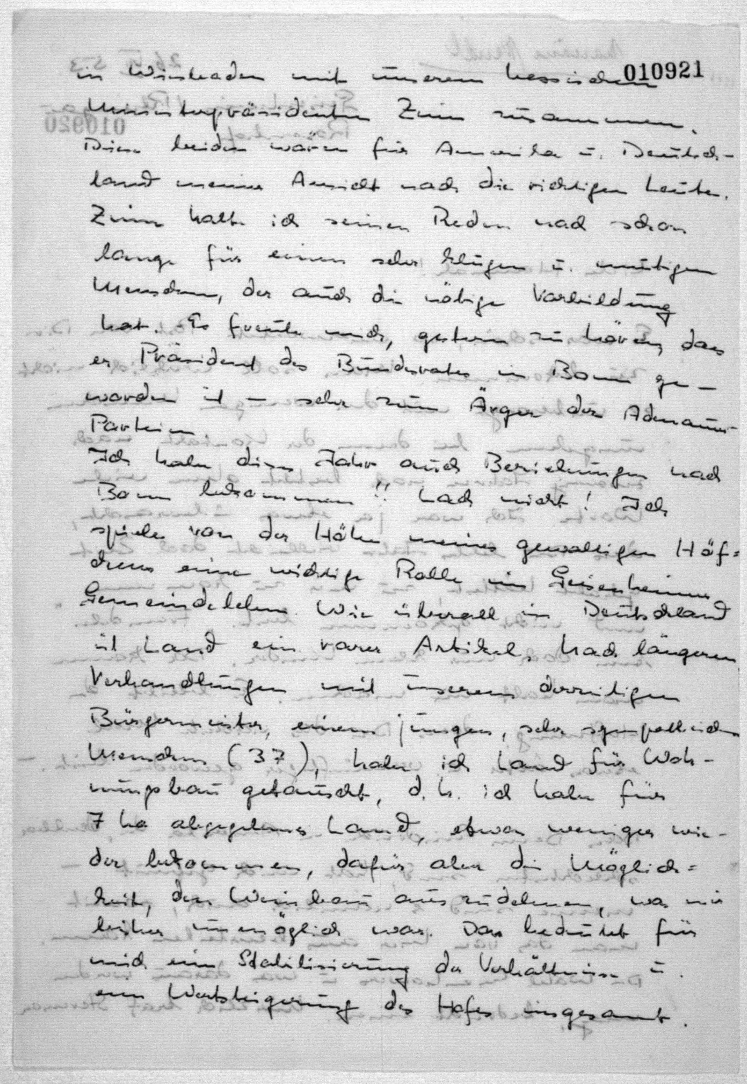 Scanned image of the current content page
