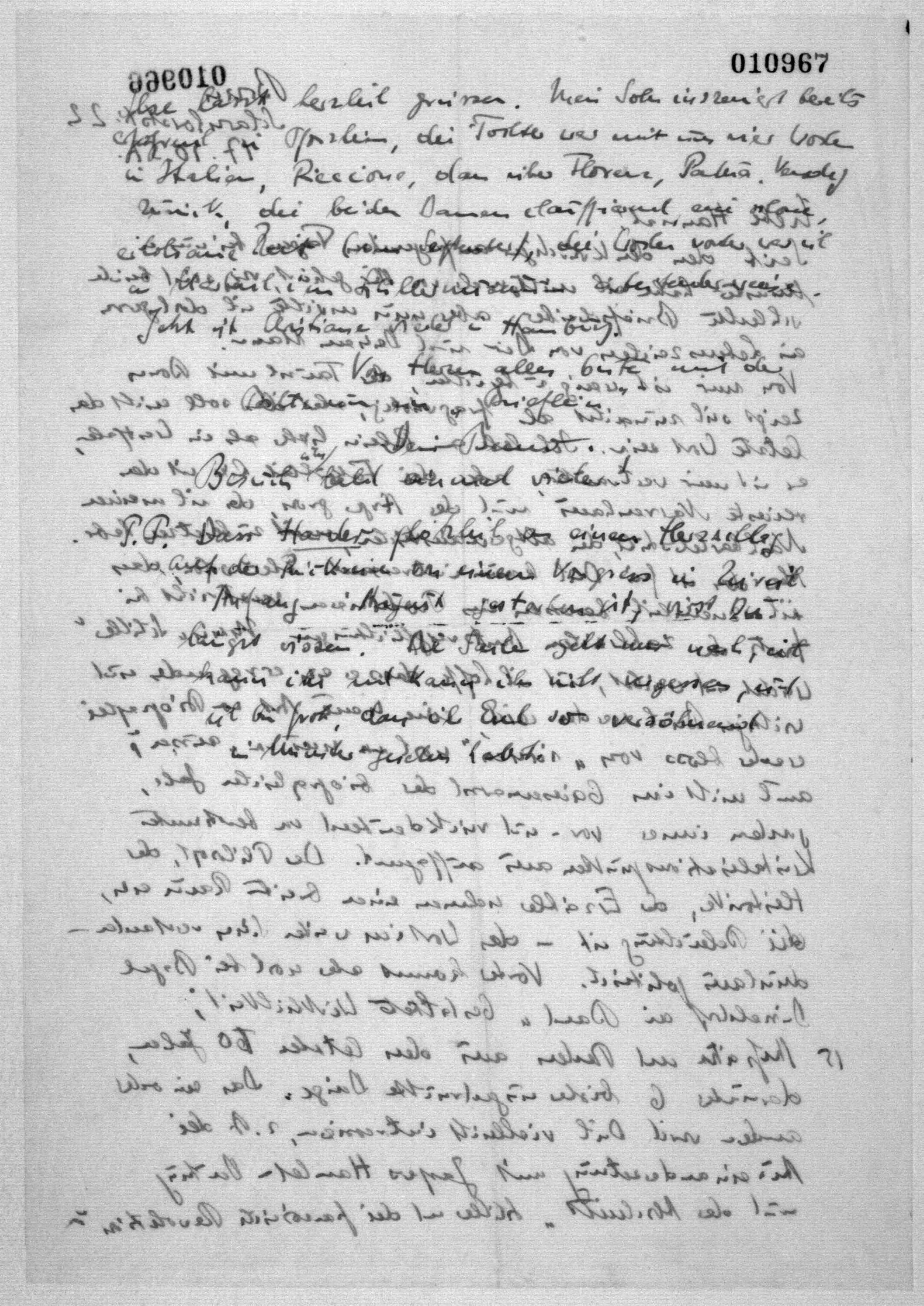 Scanned image of the current content page