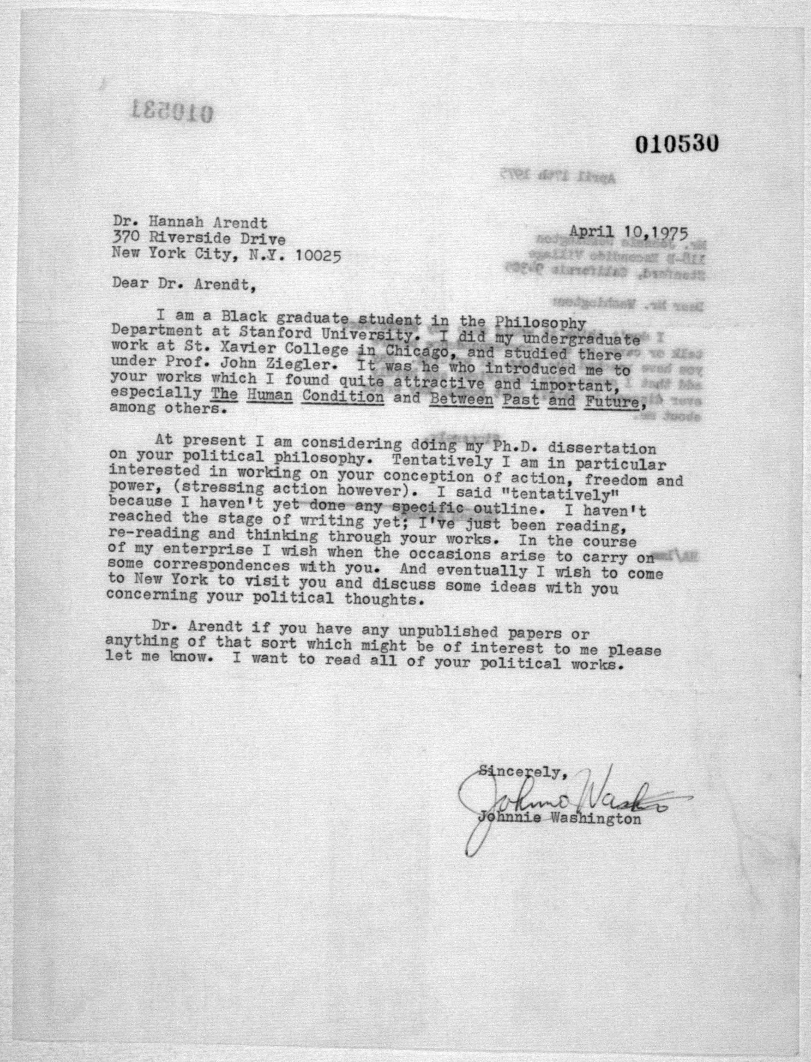 Scanned image of the current content page