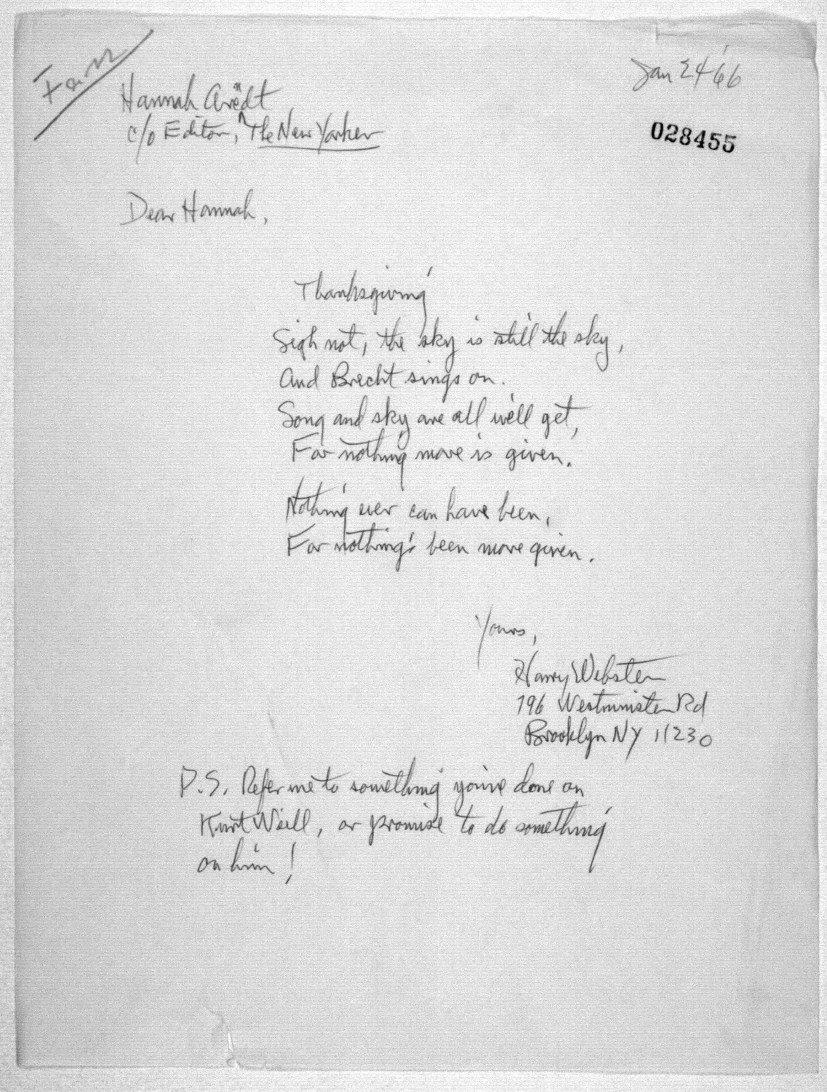 Scanned image of the current content page