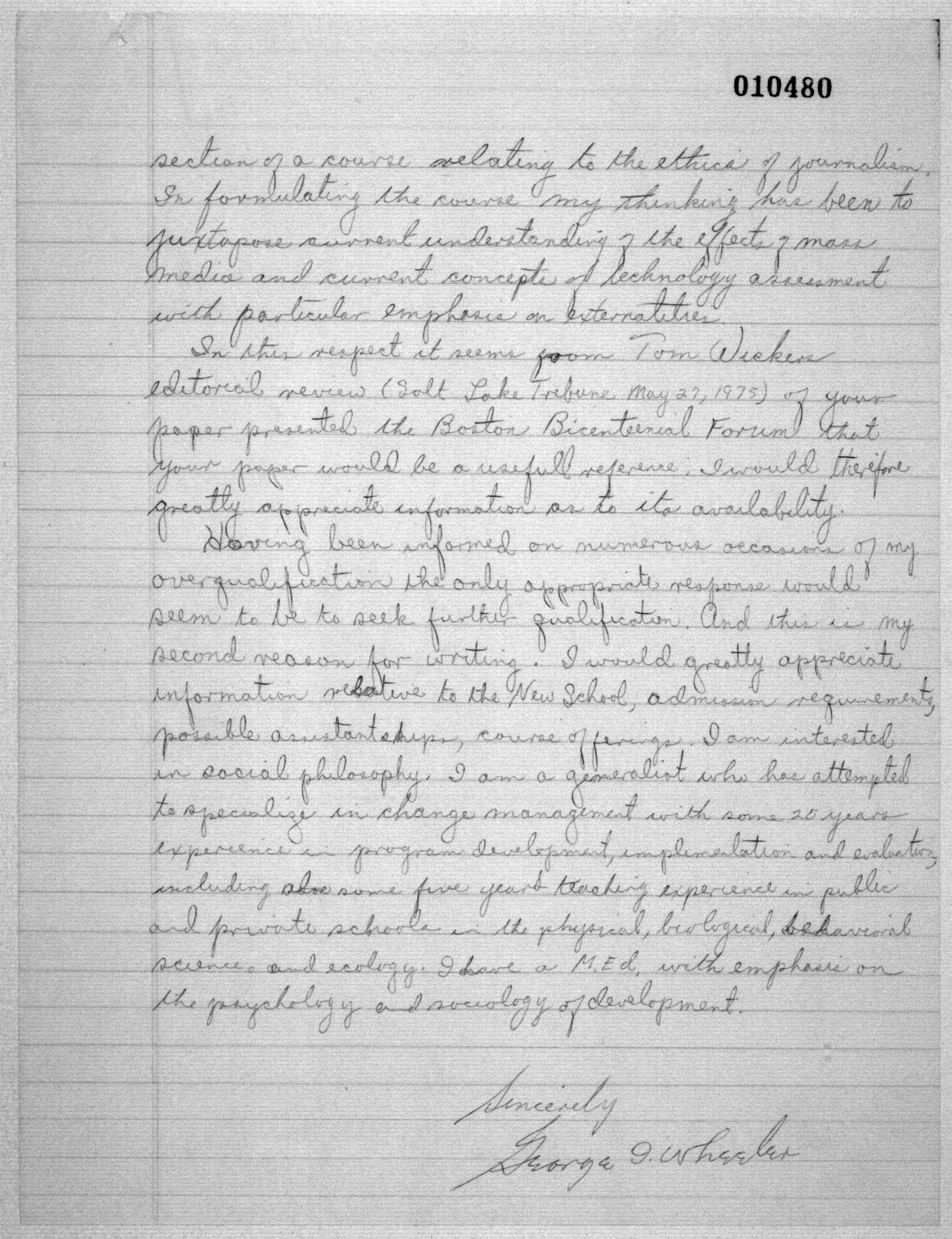 Scanned image of the current content page
