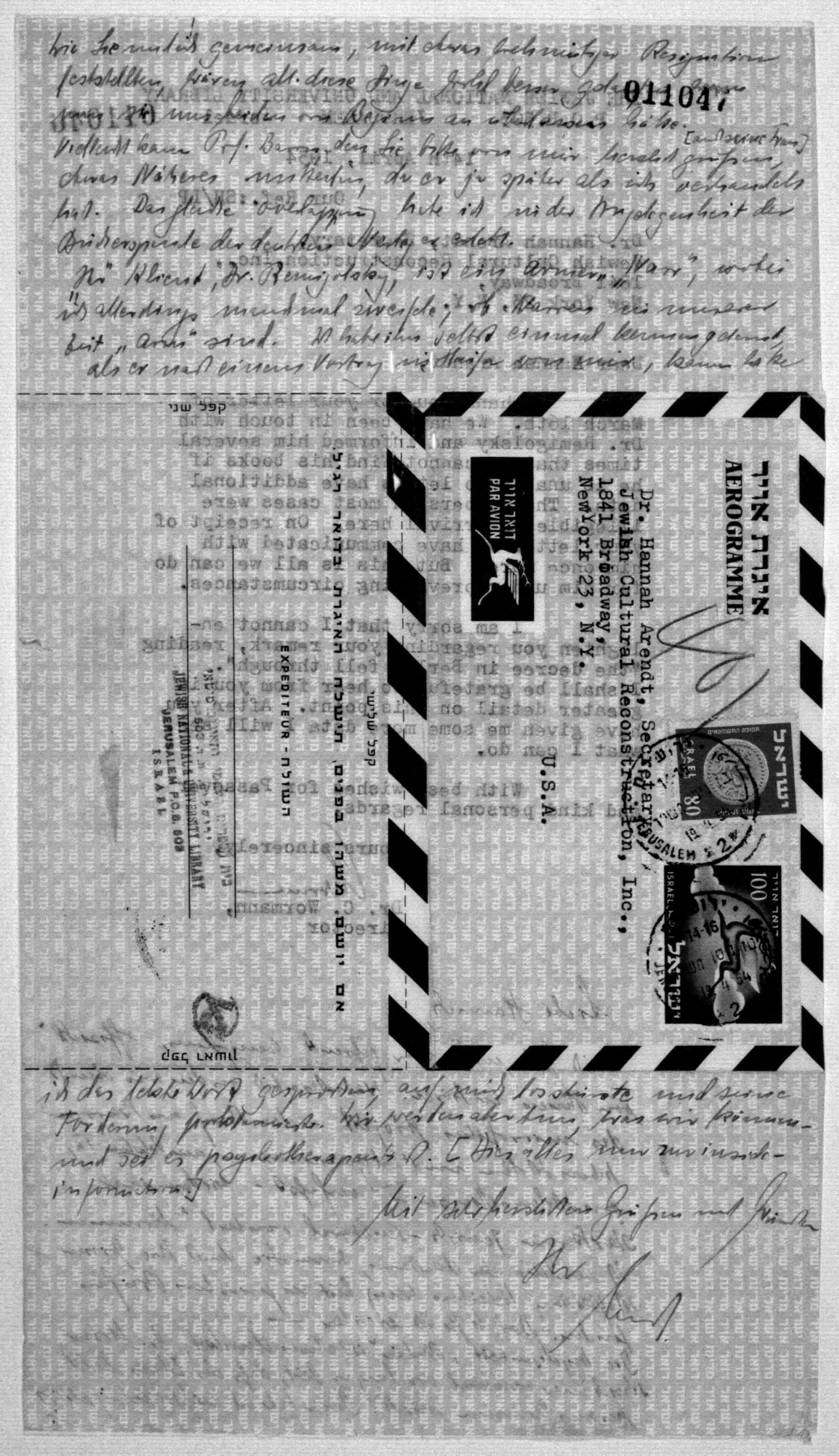 Scanned image of the current content page