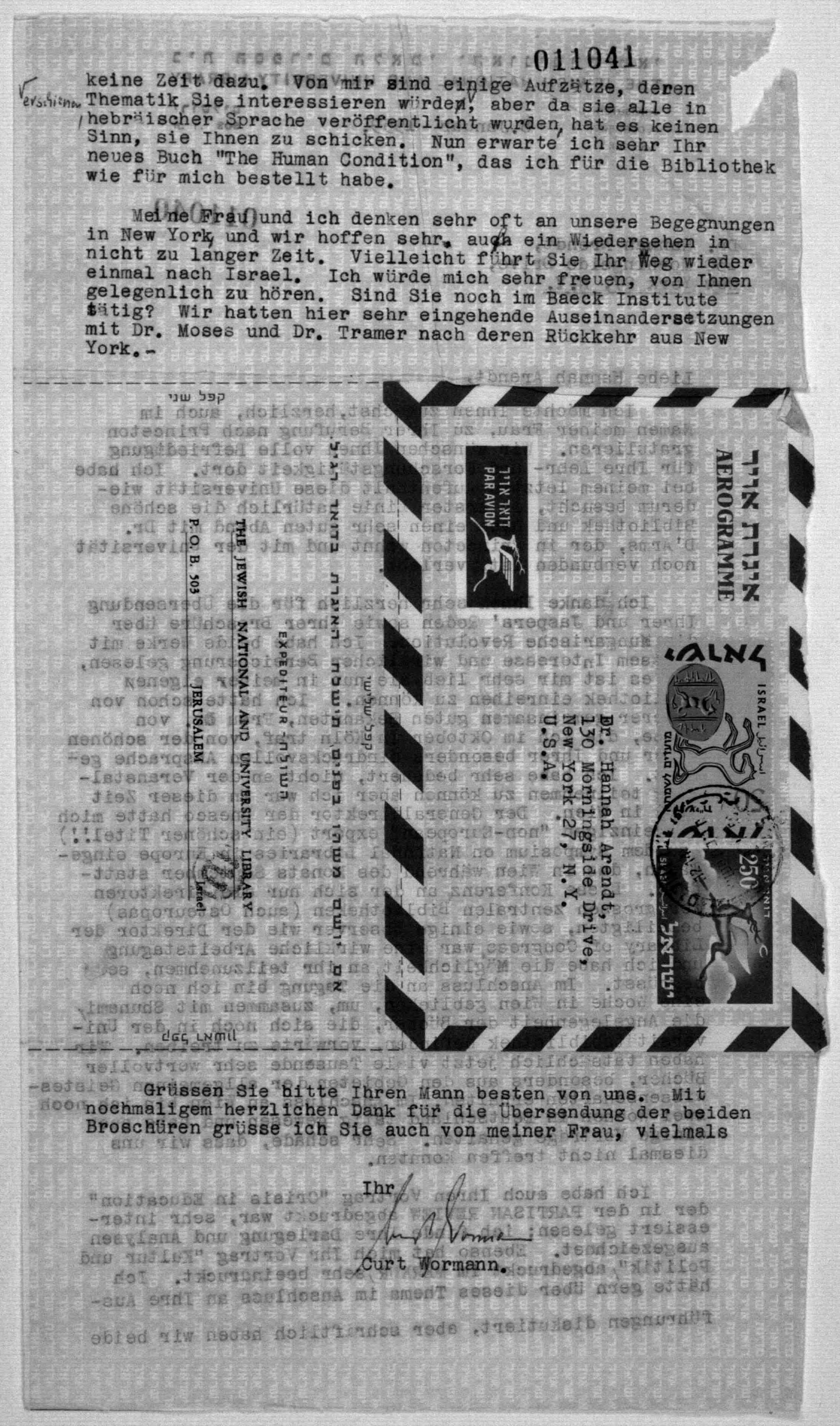 Scanned image of the current content page