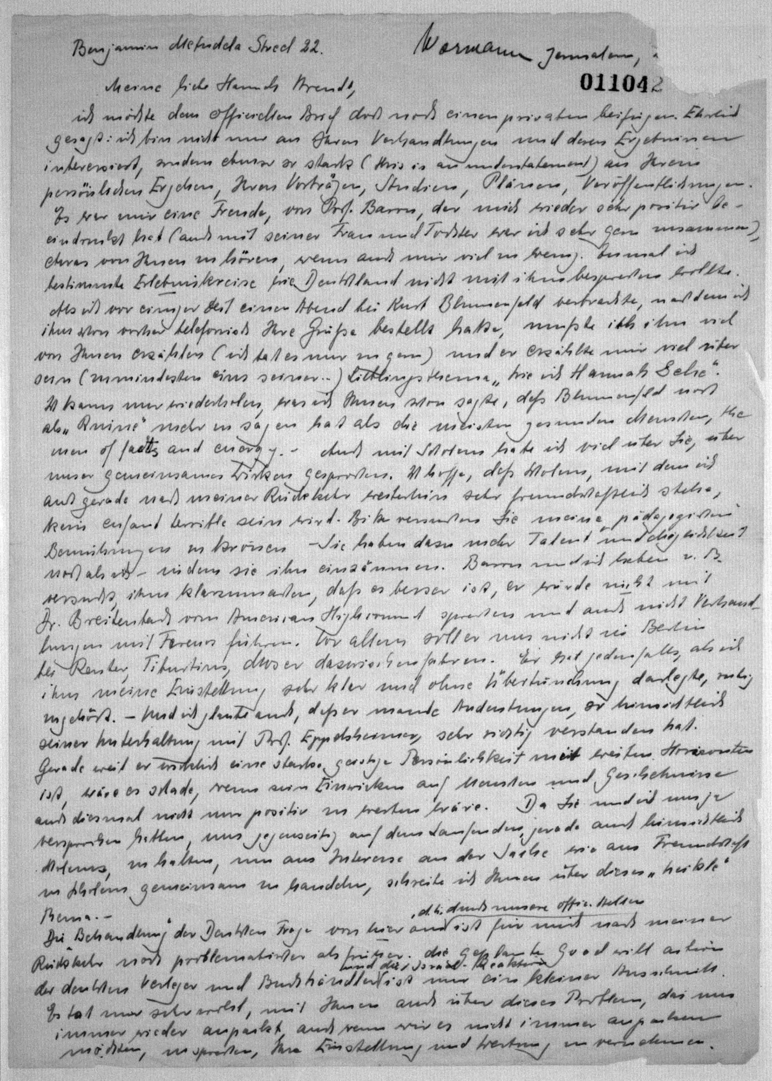 Scanned image of the current content page