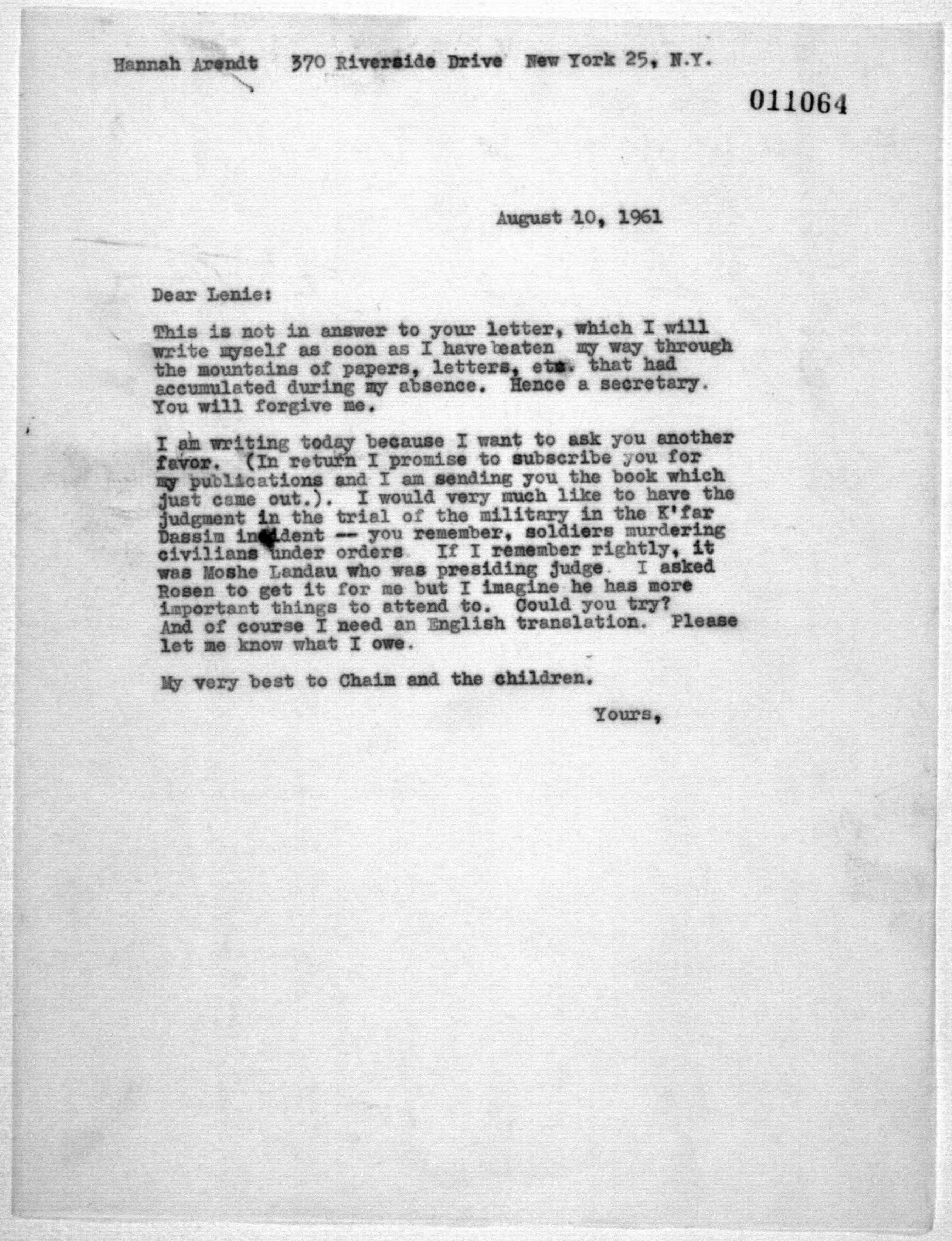 Scanned image of the current content page