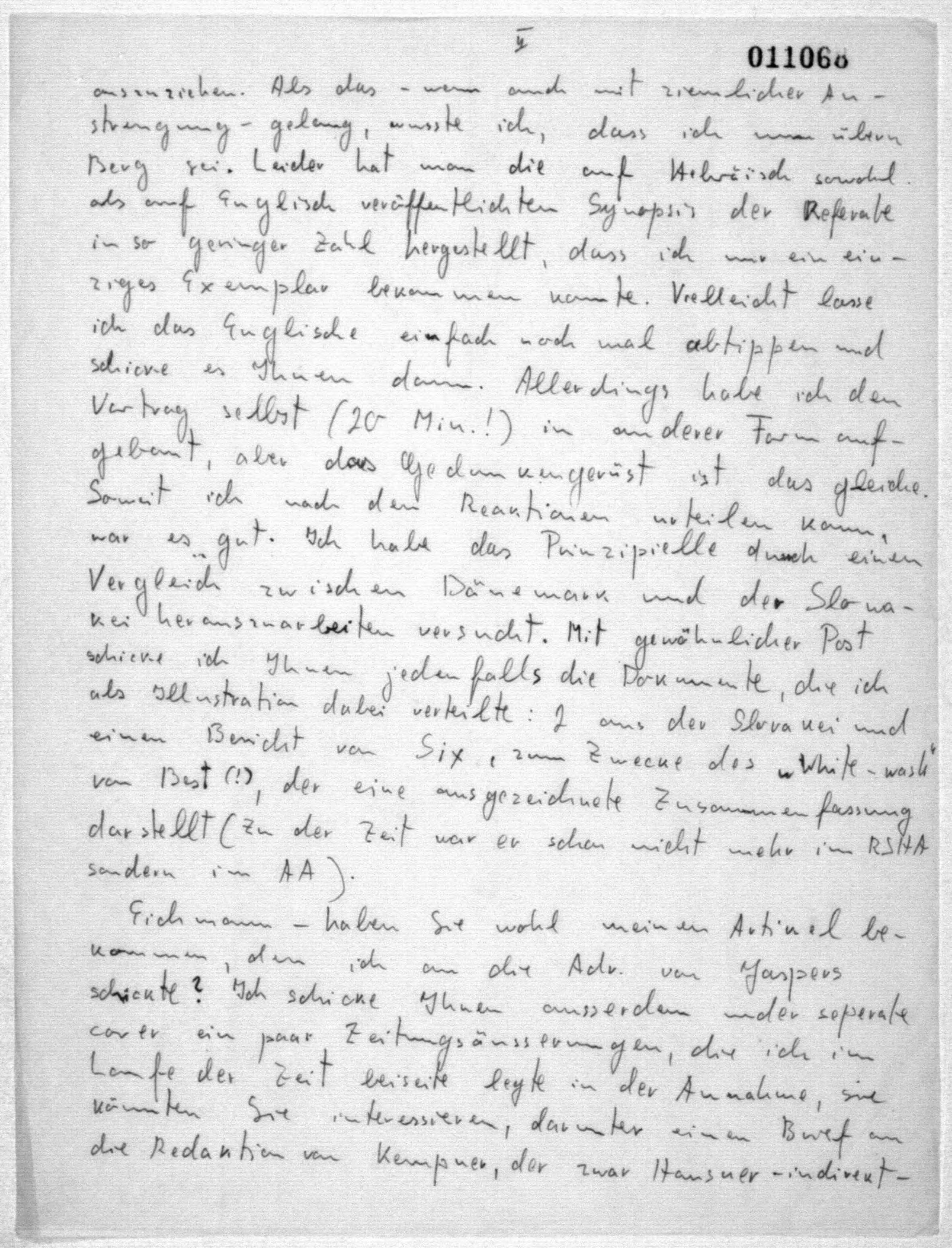 Scanned image of the current content page