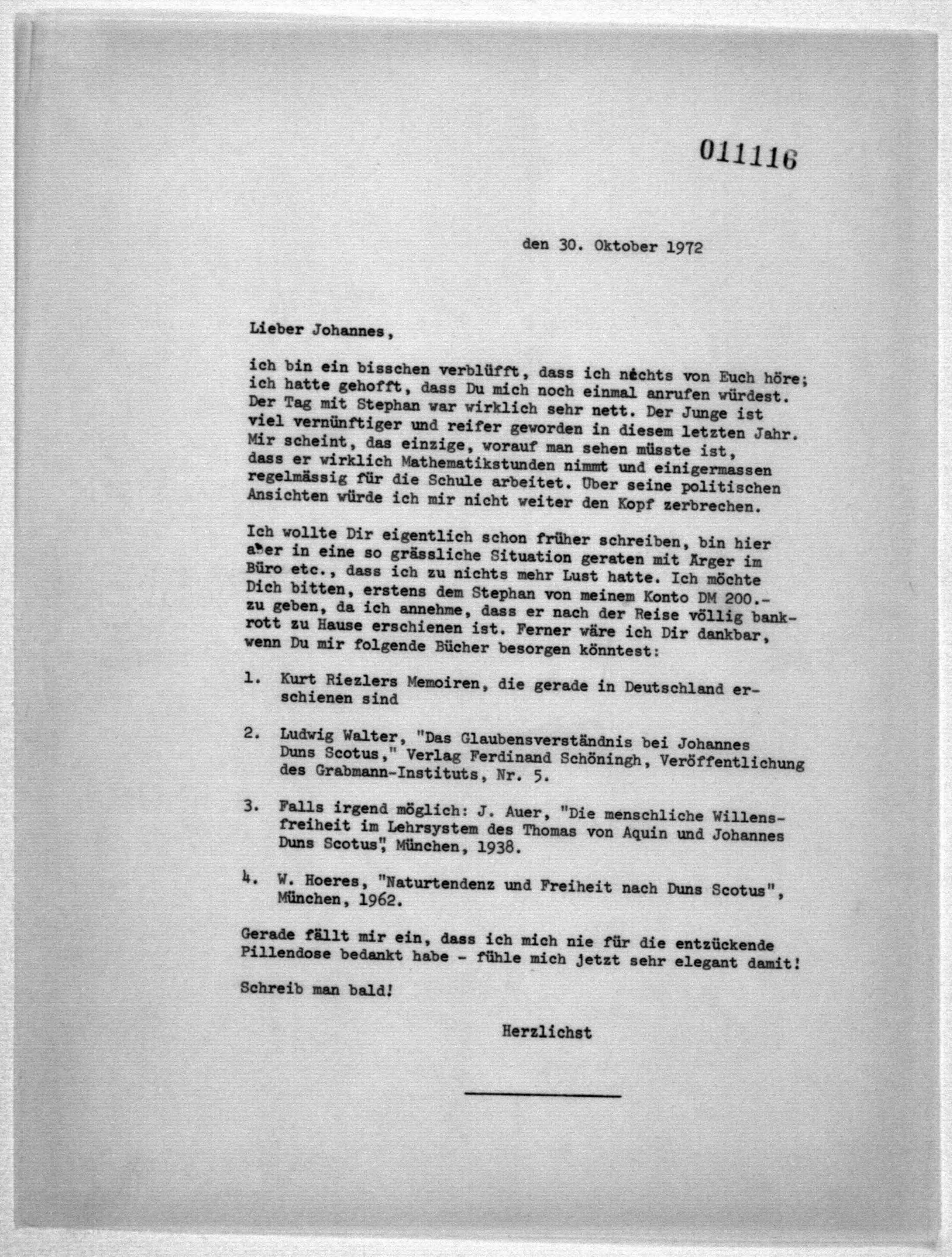 Scanned image of the current content page