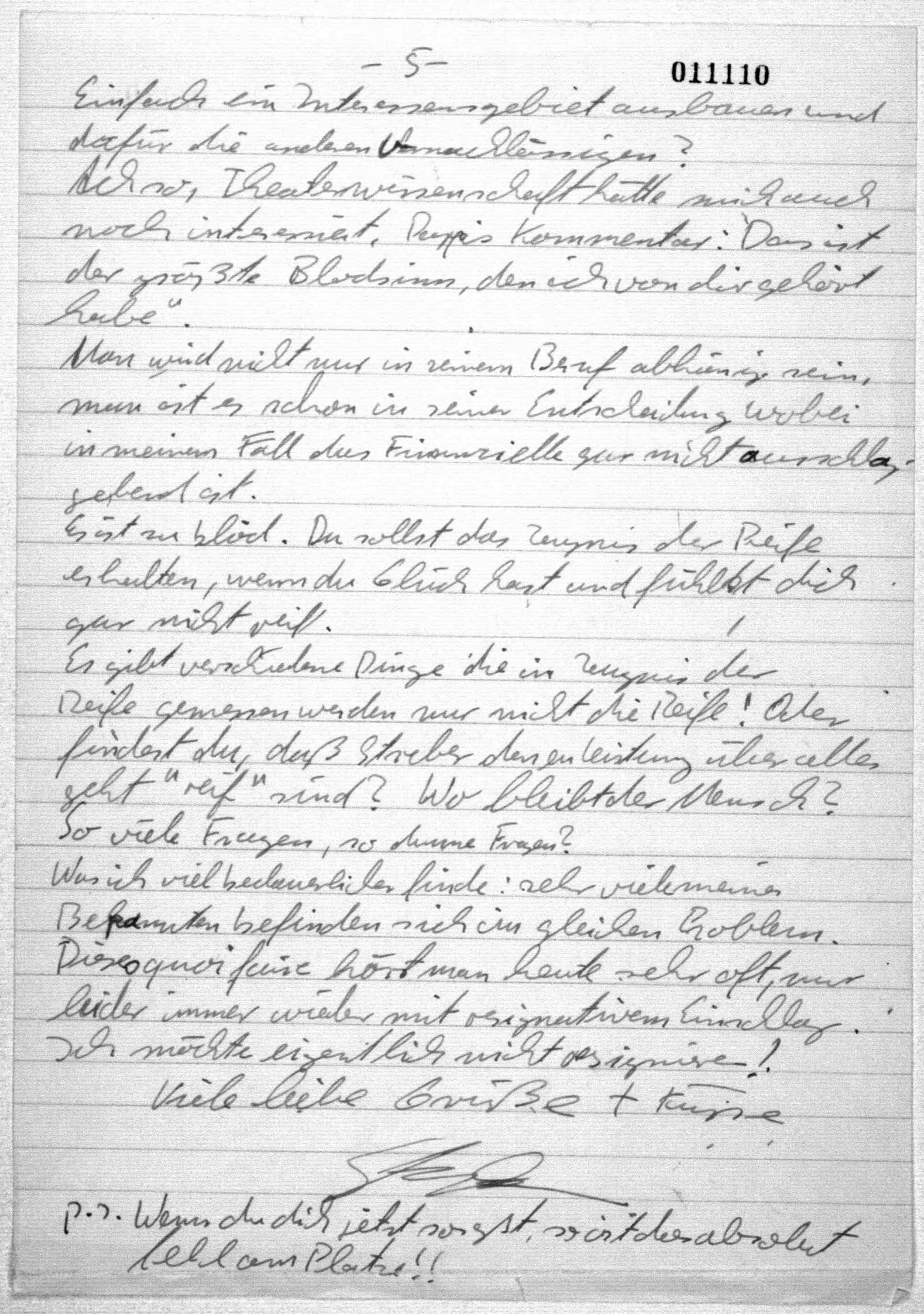 Scanned image of the current content page