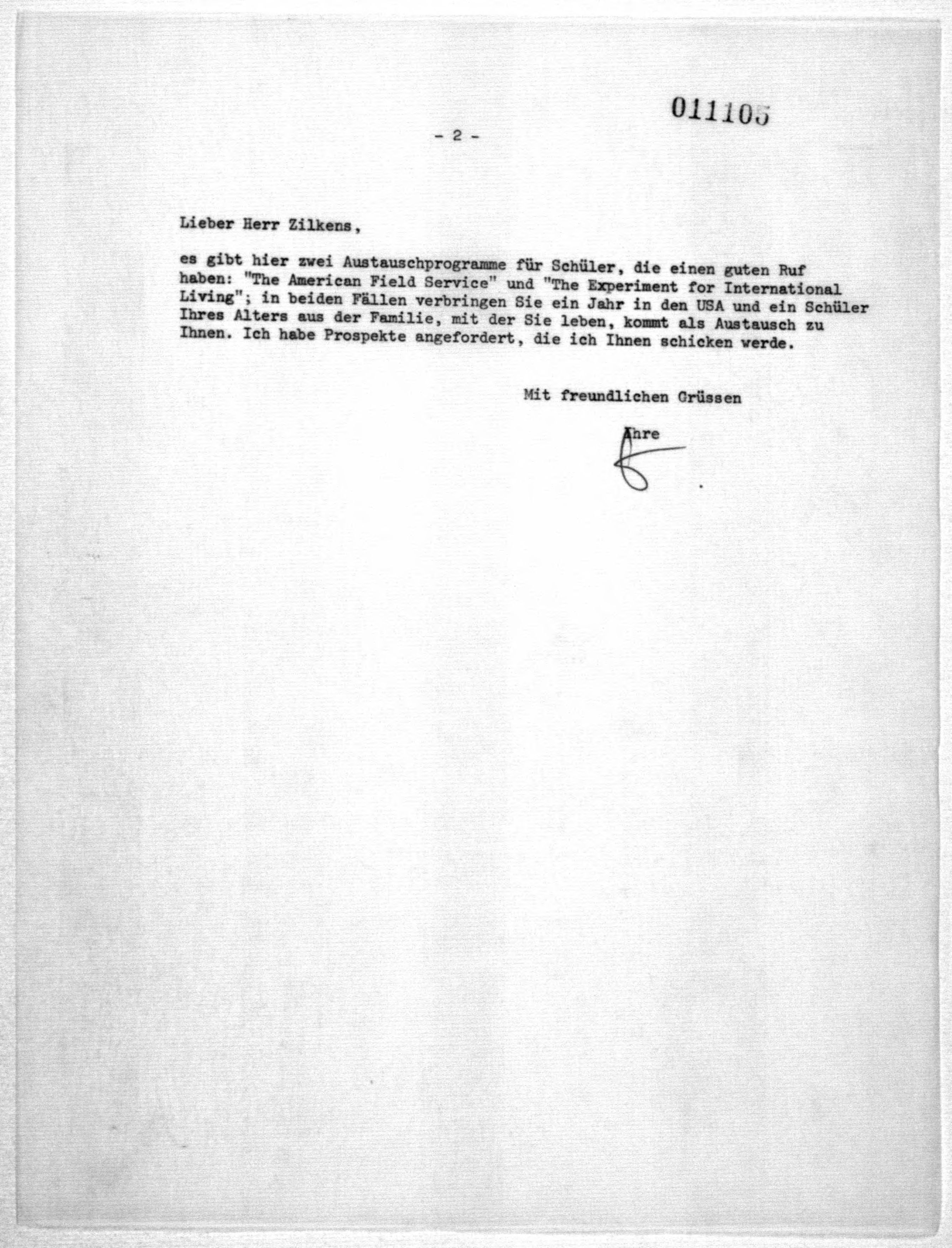 Scanned image of the current content page