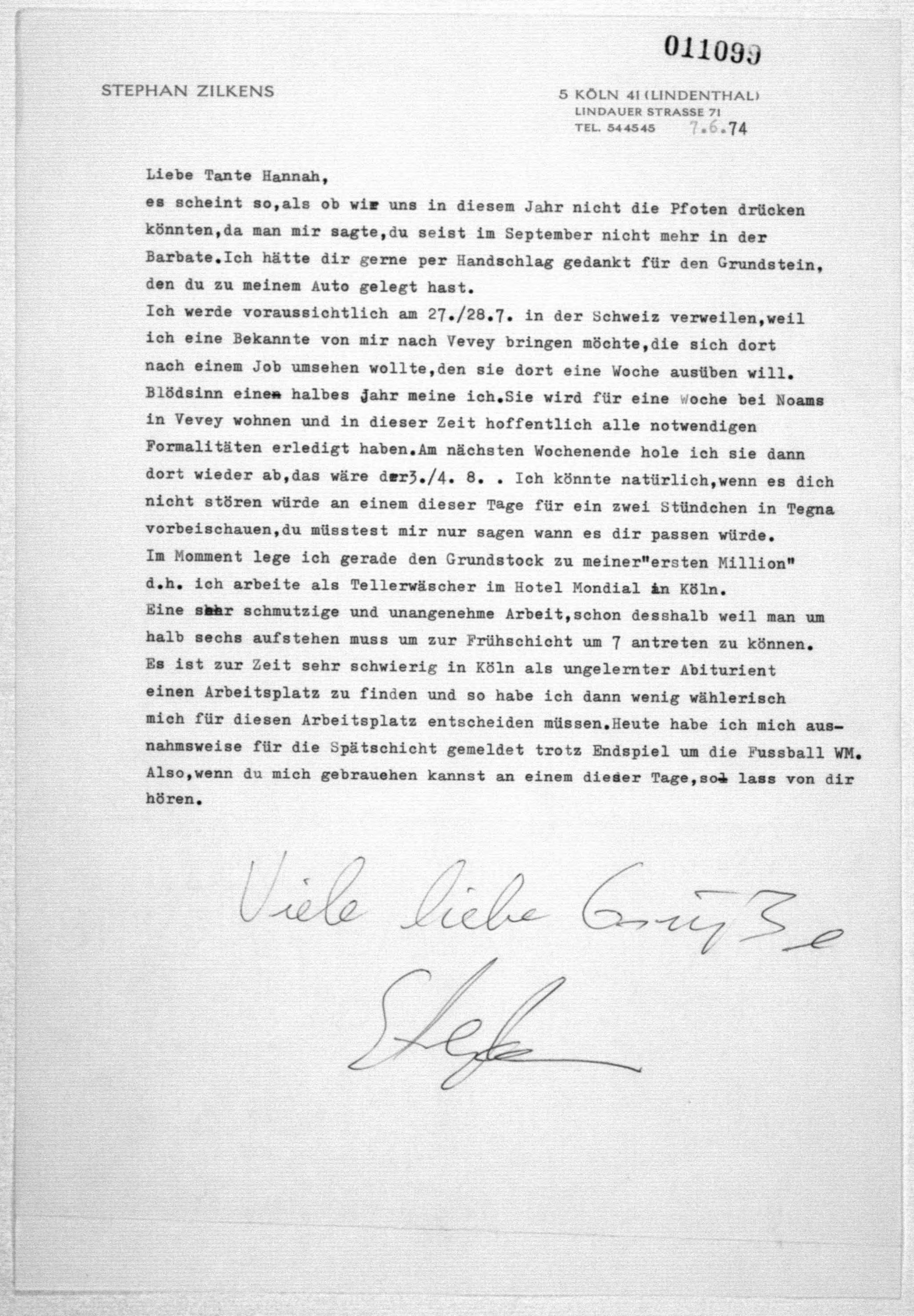 Scanned image of the current content page