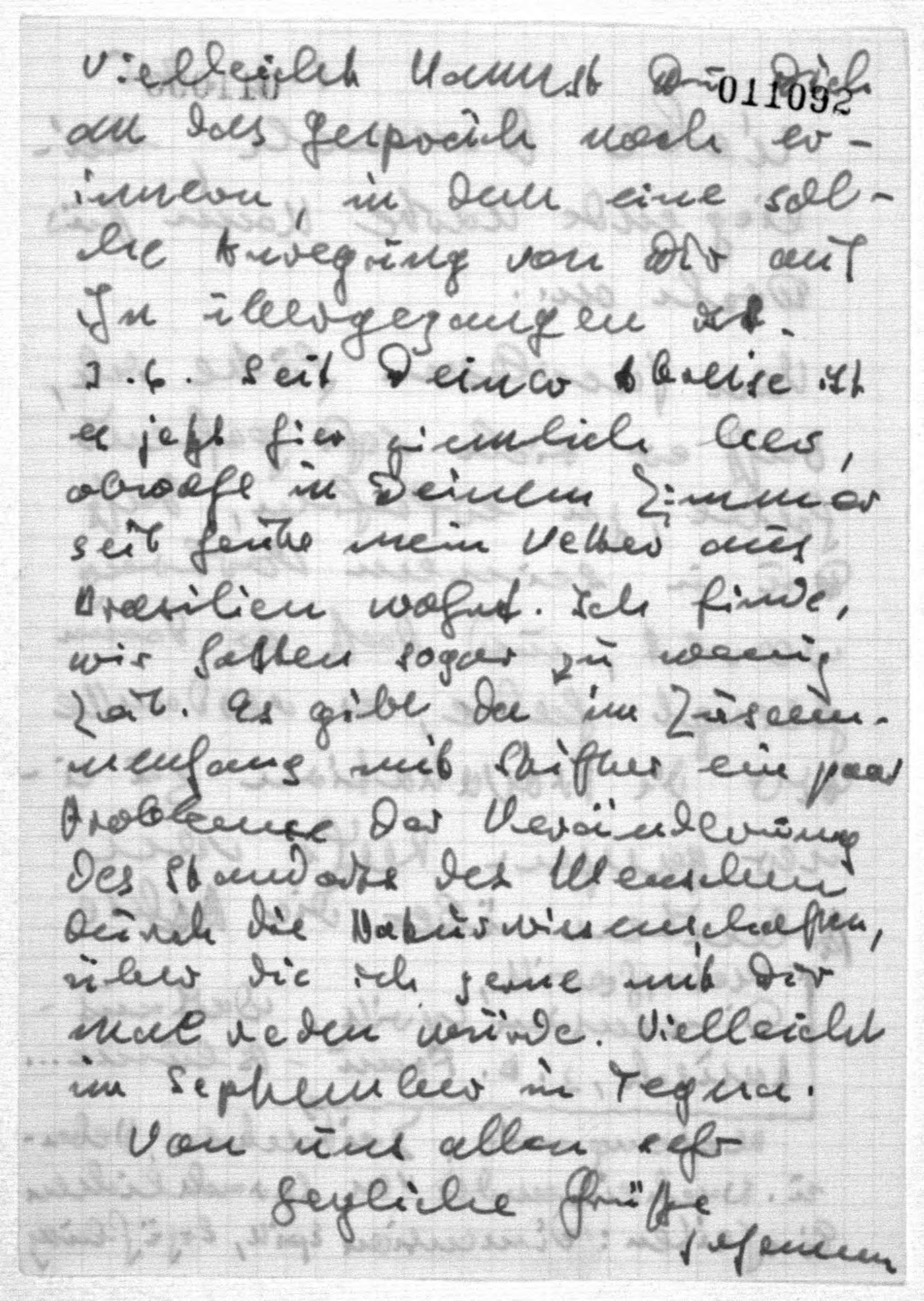 Scanned image of the current content page