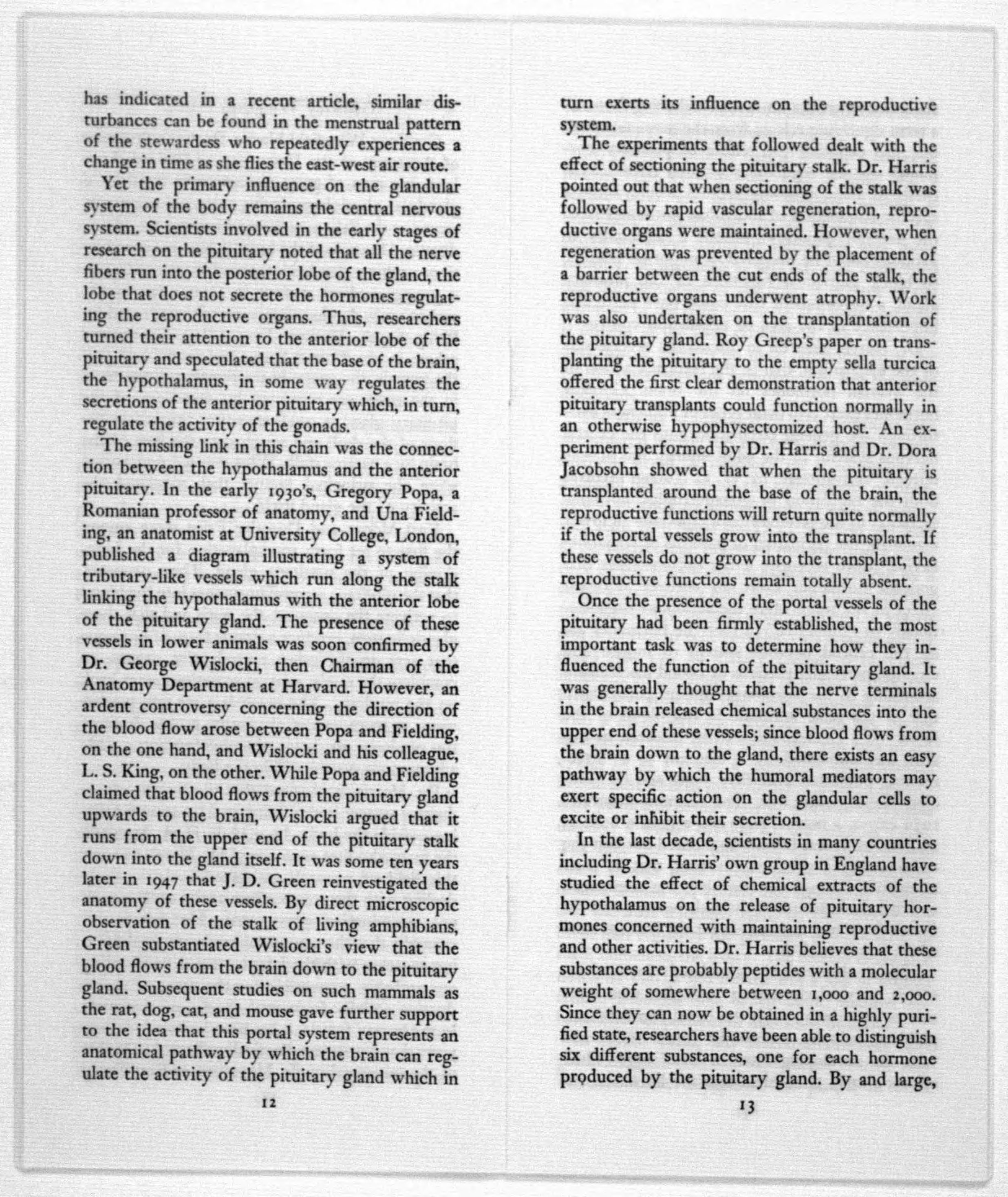 Scanned image of the current content page