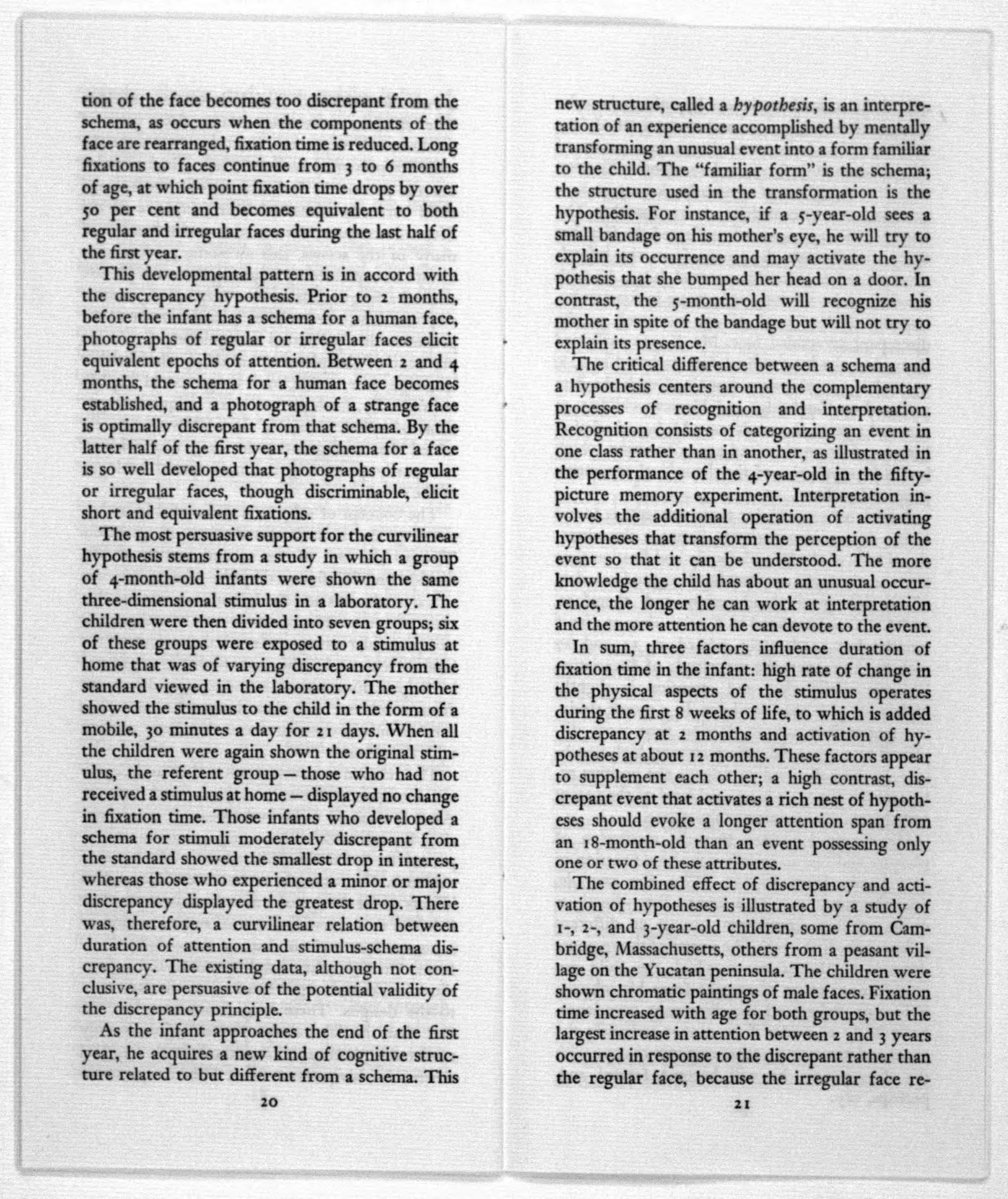 Scanned image of the current content page