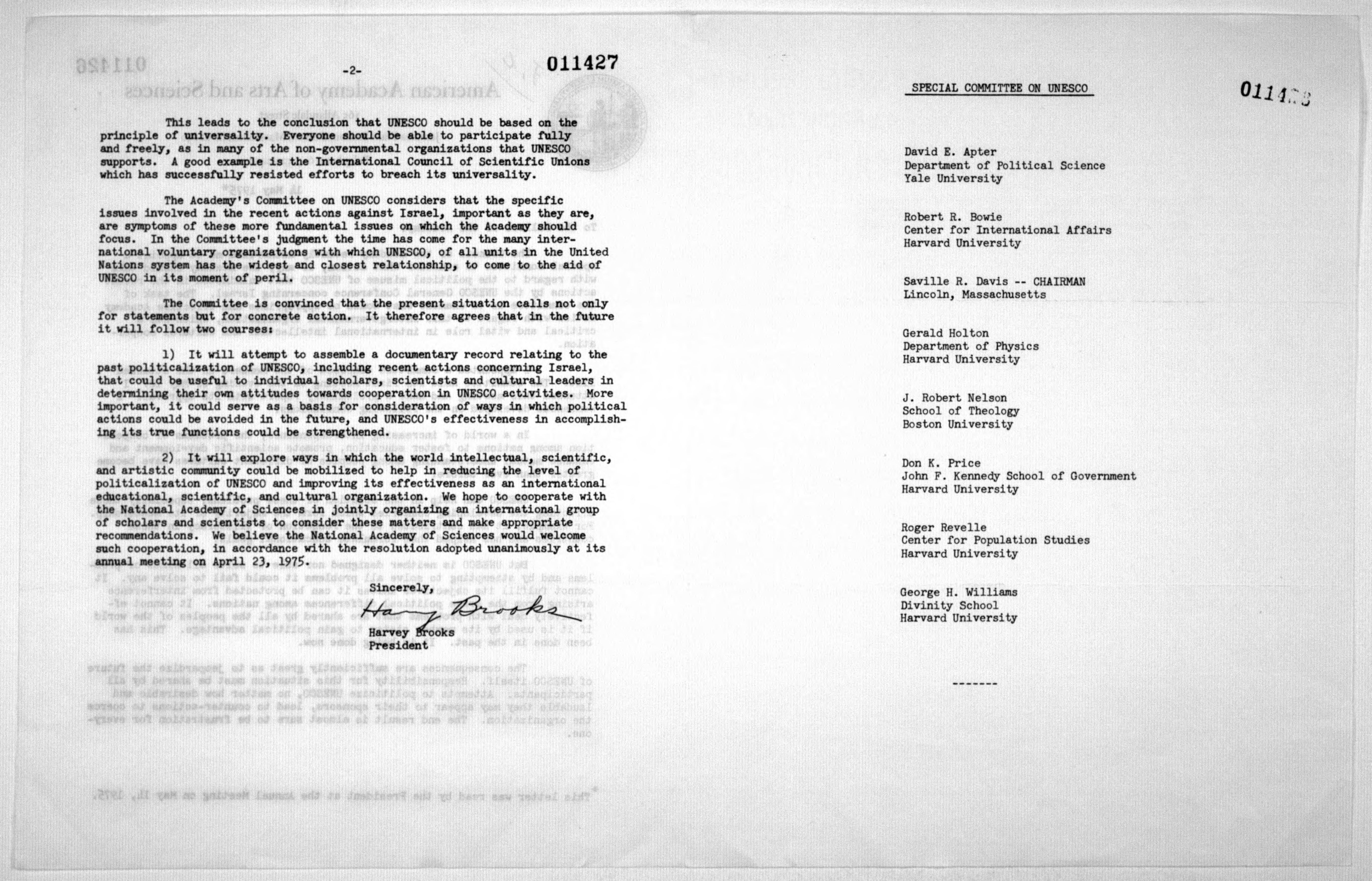 Scanned image of the current content page