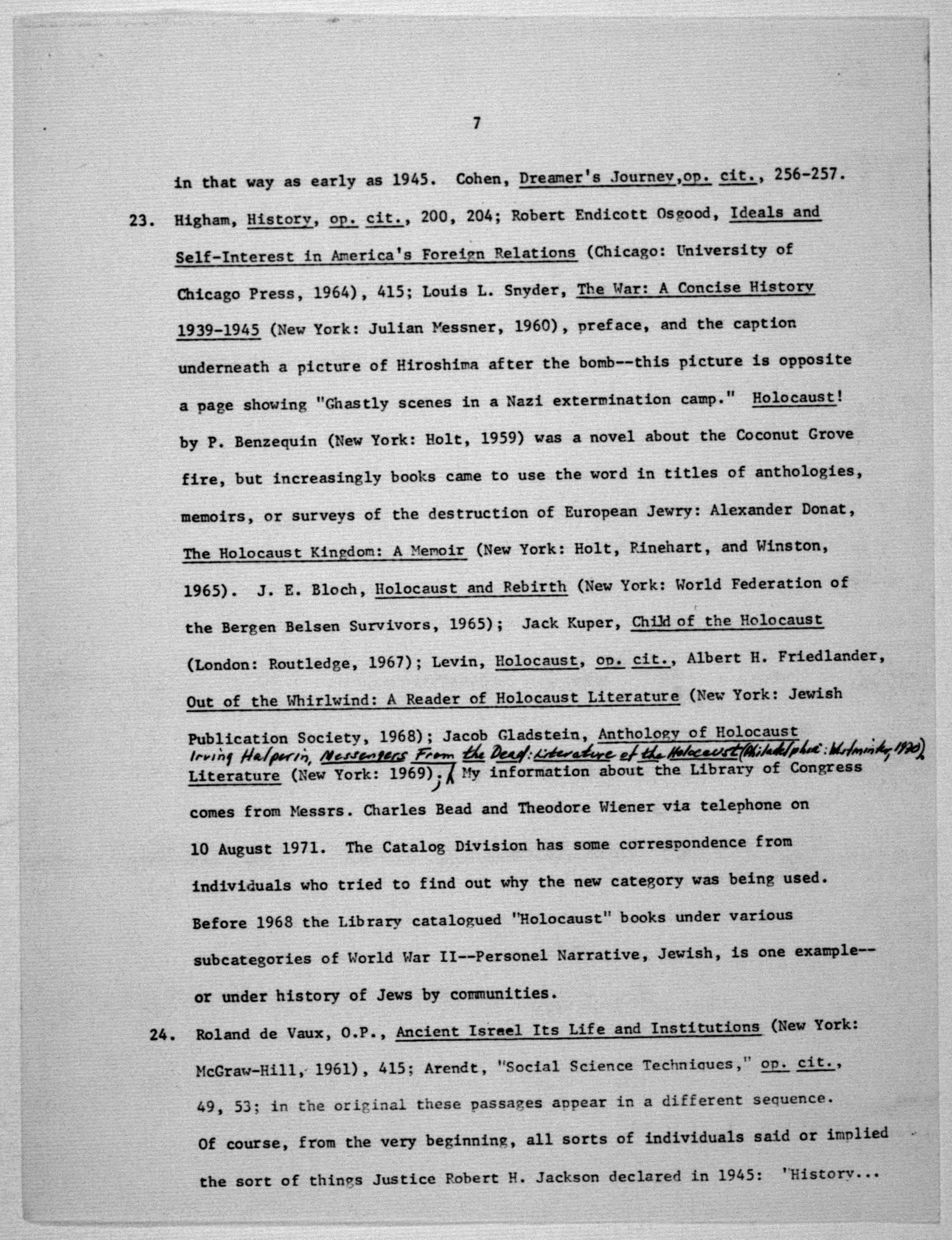 Scanned image of the current content page