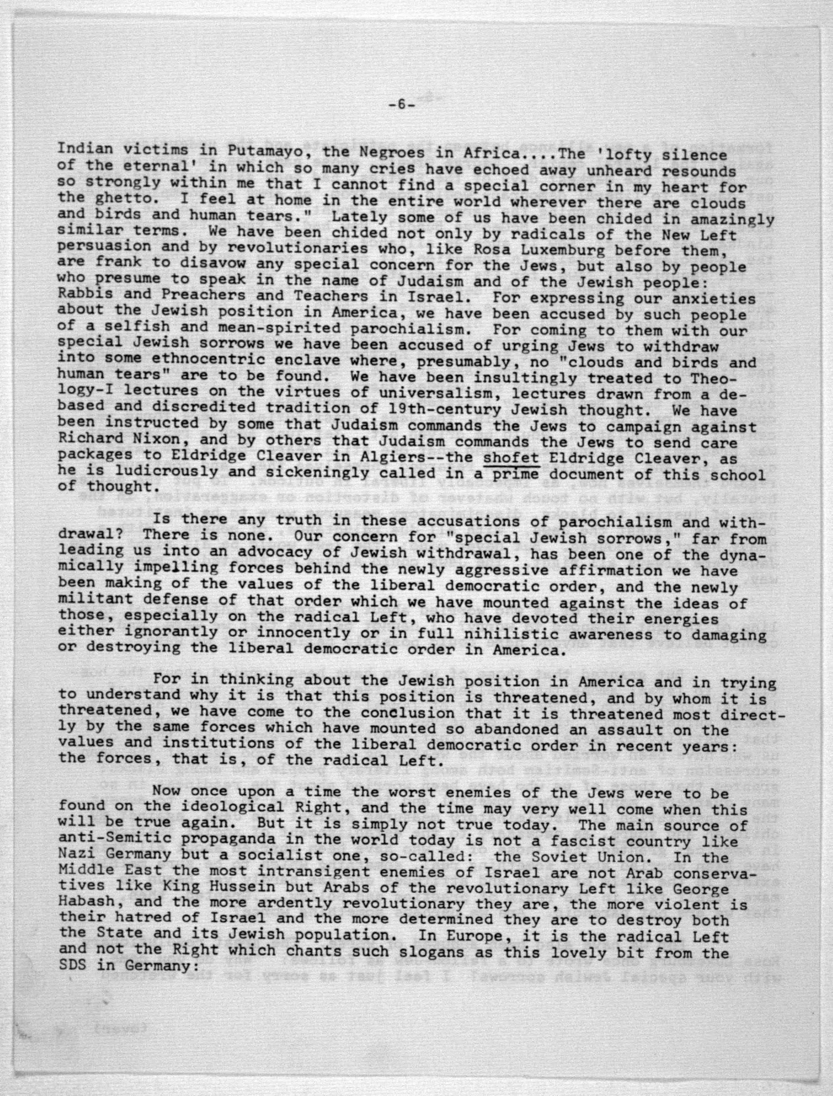 Scanned image of the current content page