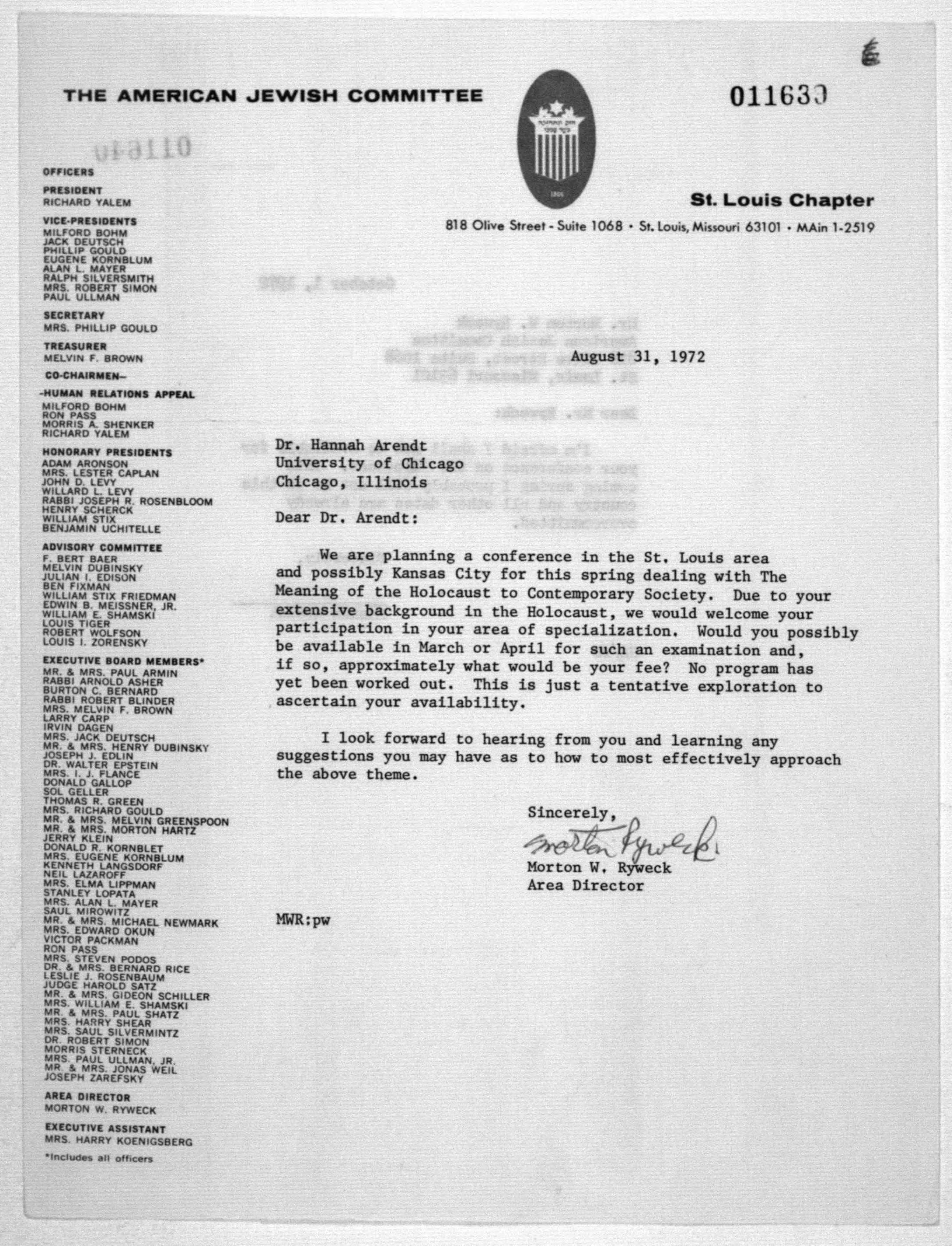 Scanned image of the current content page