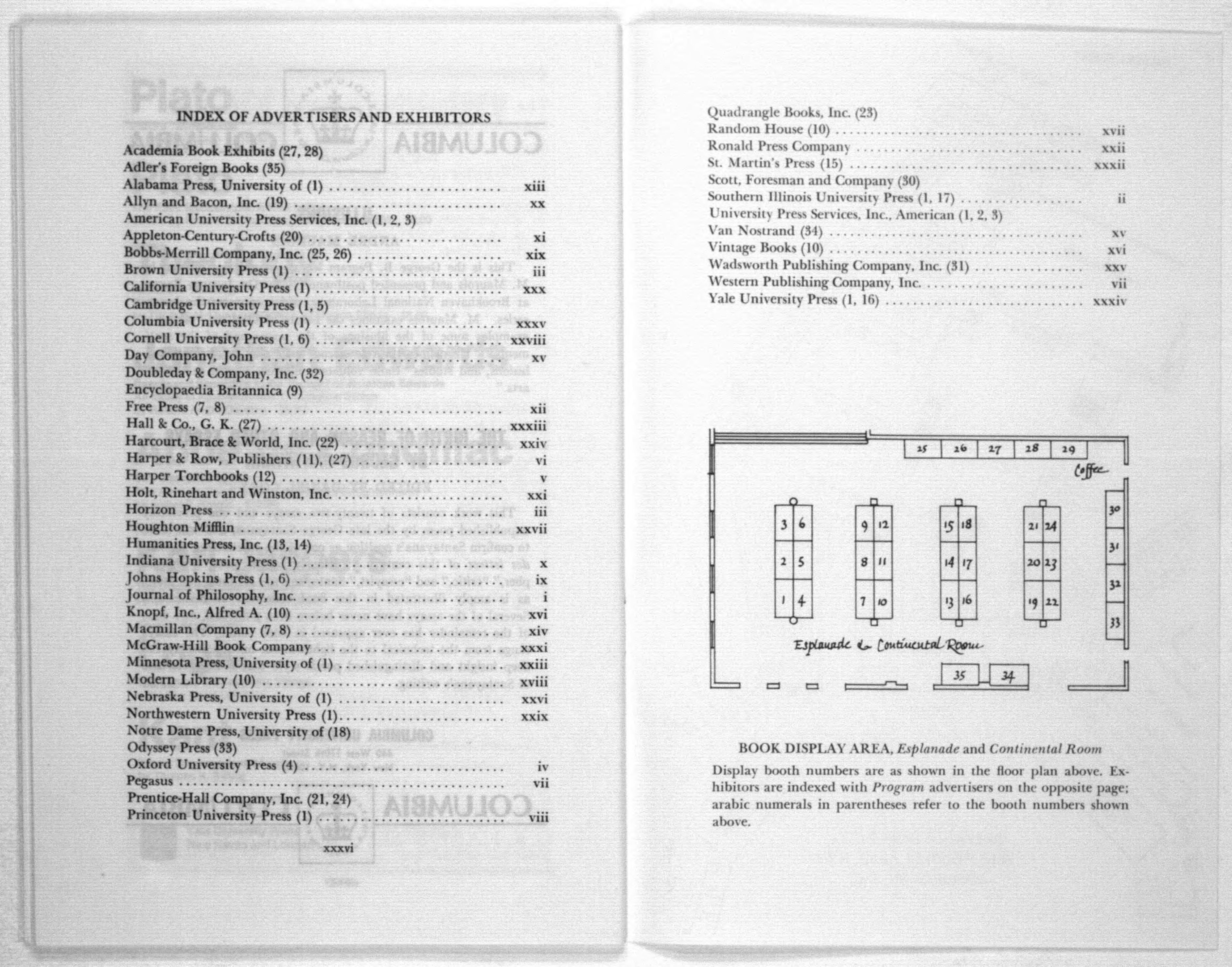 Scanned image of the current content page