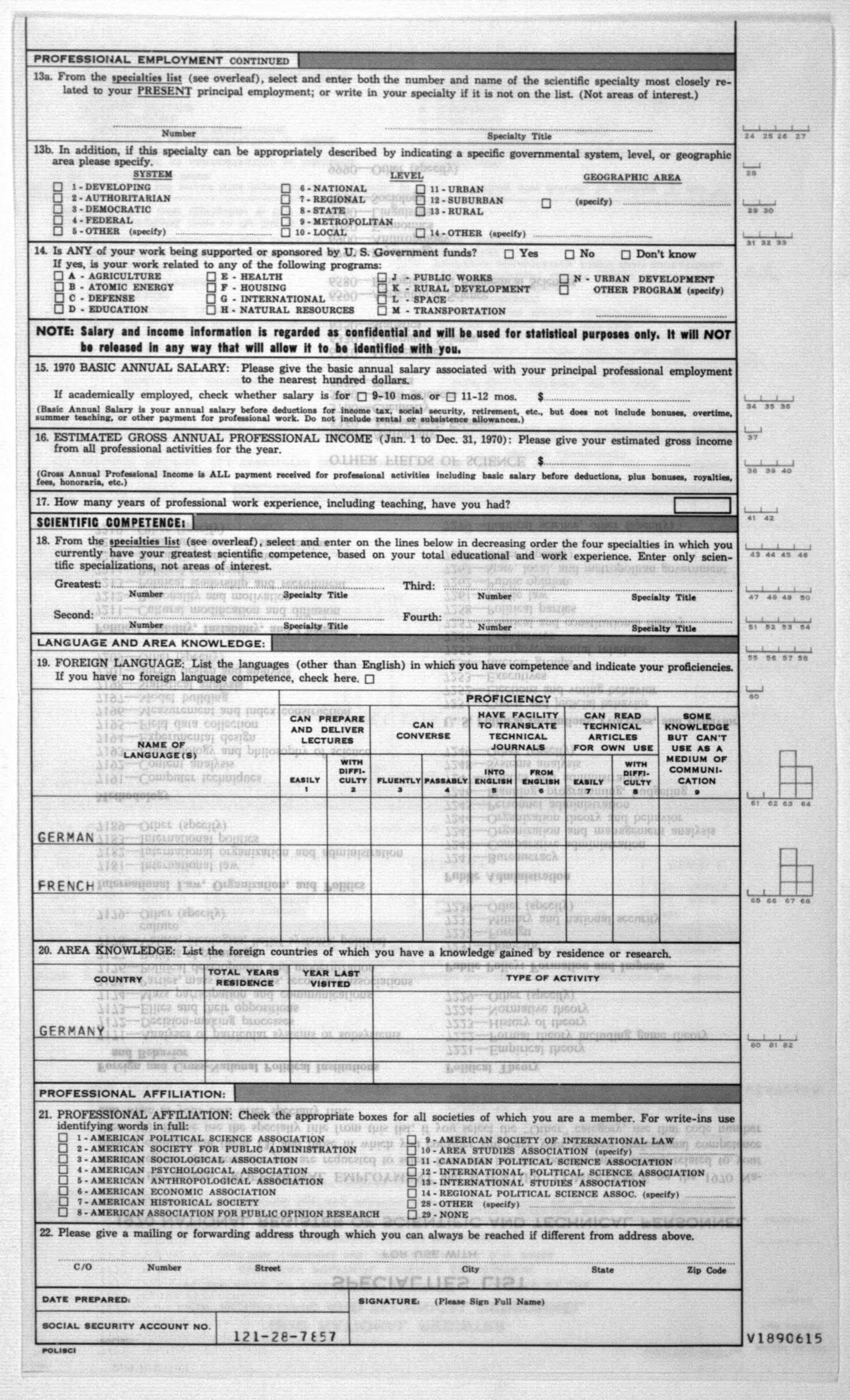 Scanned image of the current content page