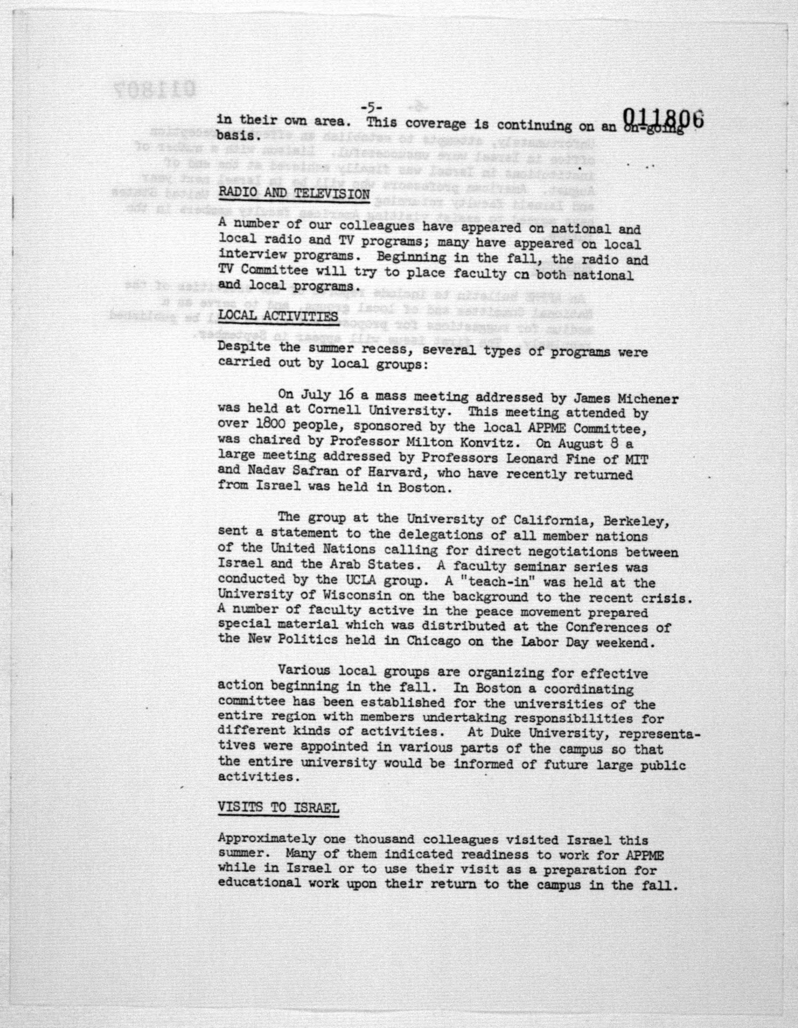 Scanned image of the current content page