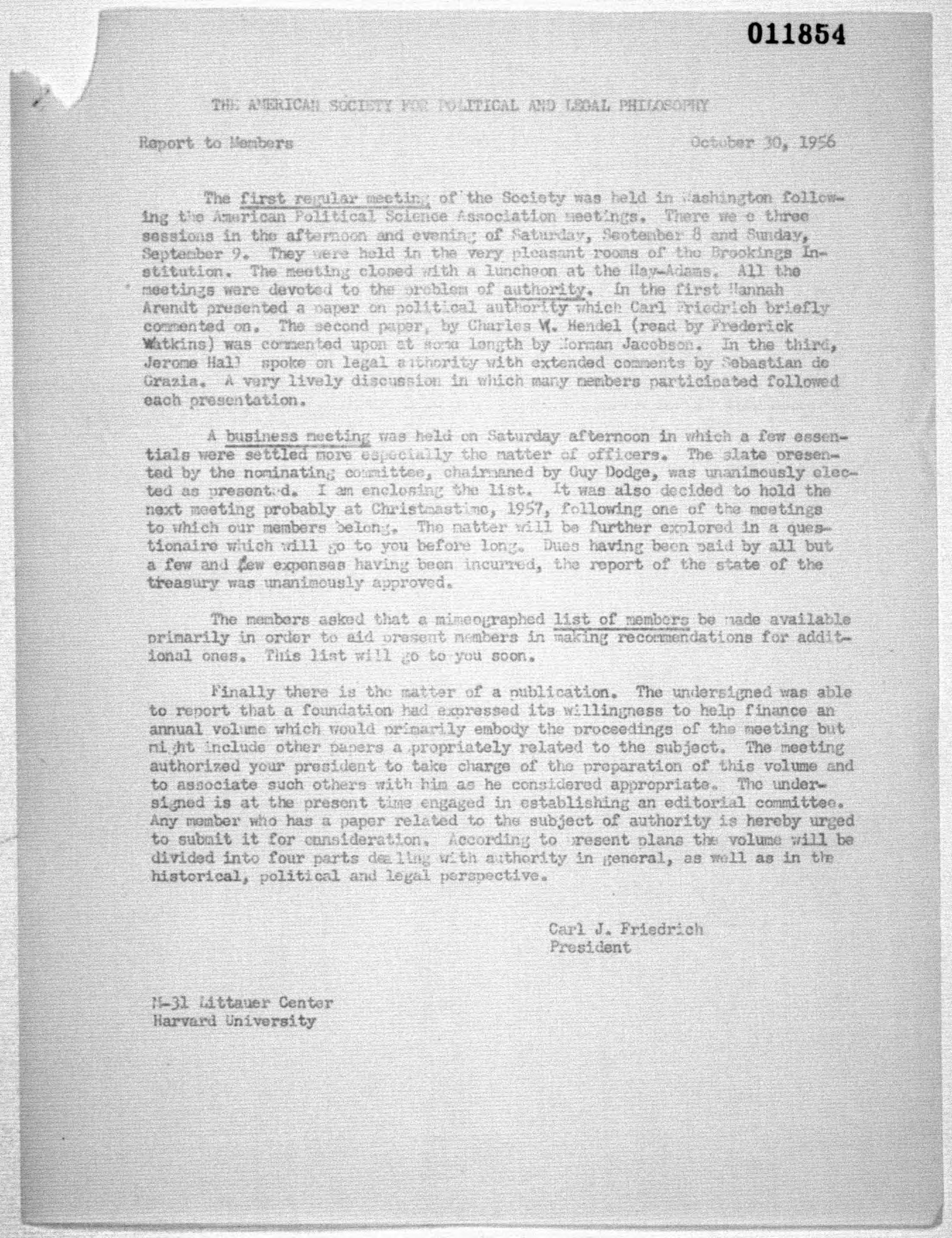 Scanned image of the current content page