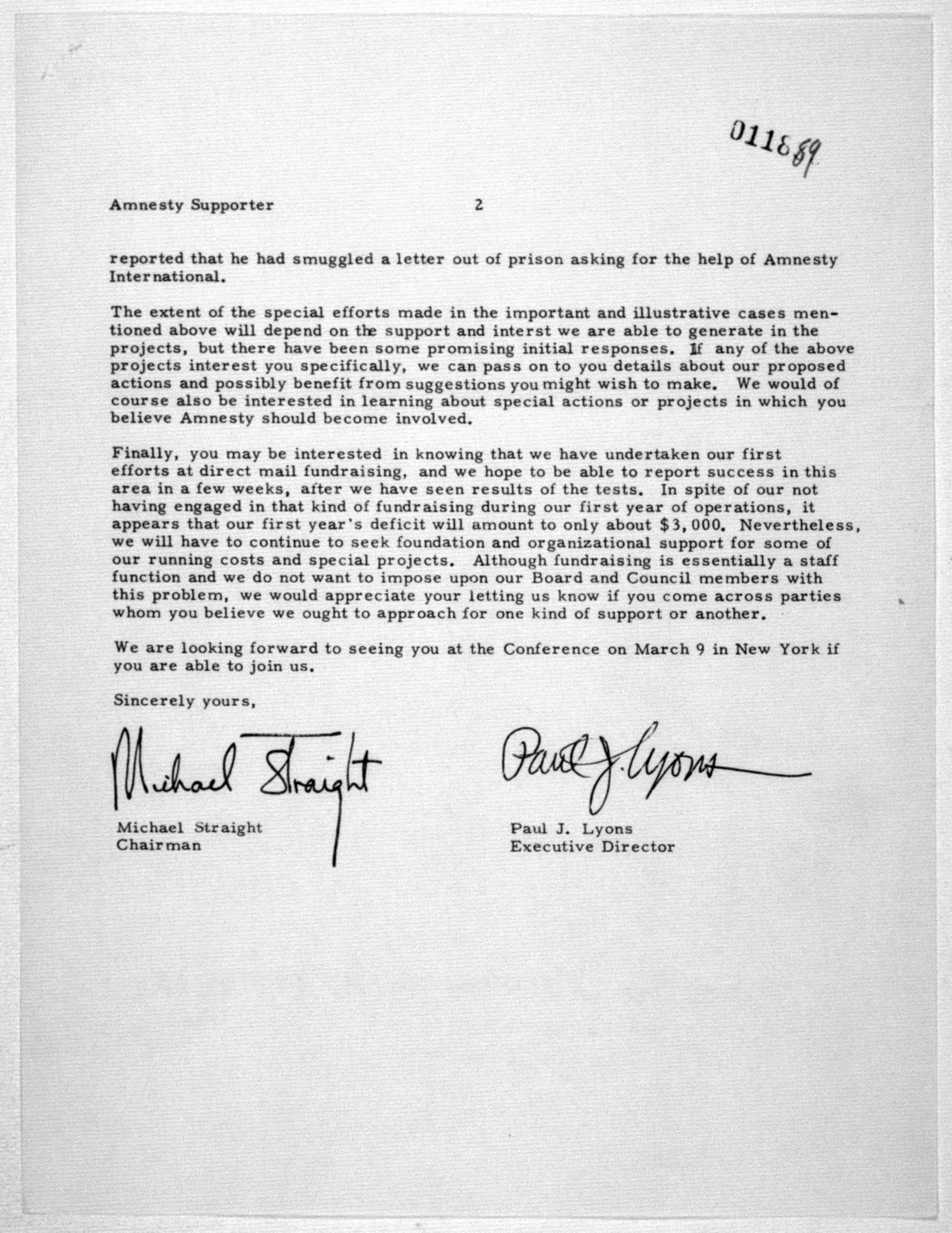 Scanned image of the current content page