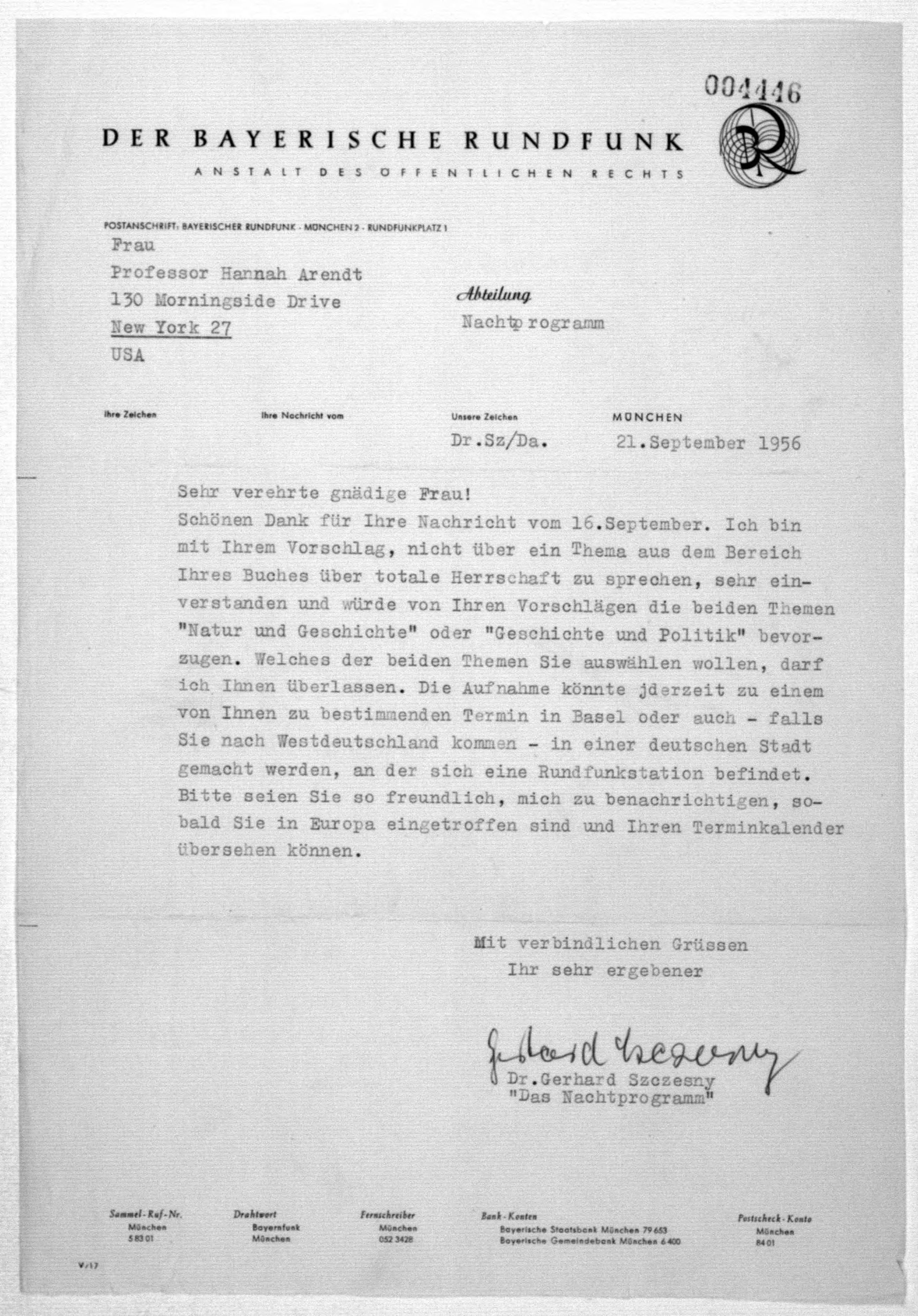 Scanned image of the current content page