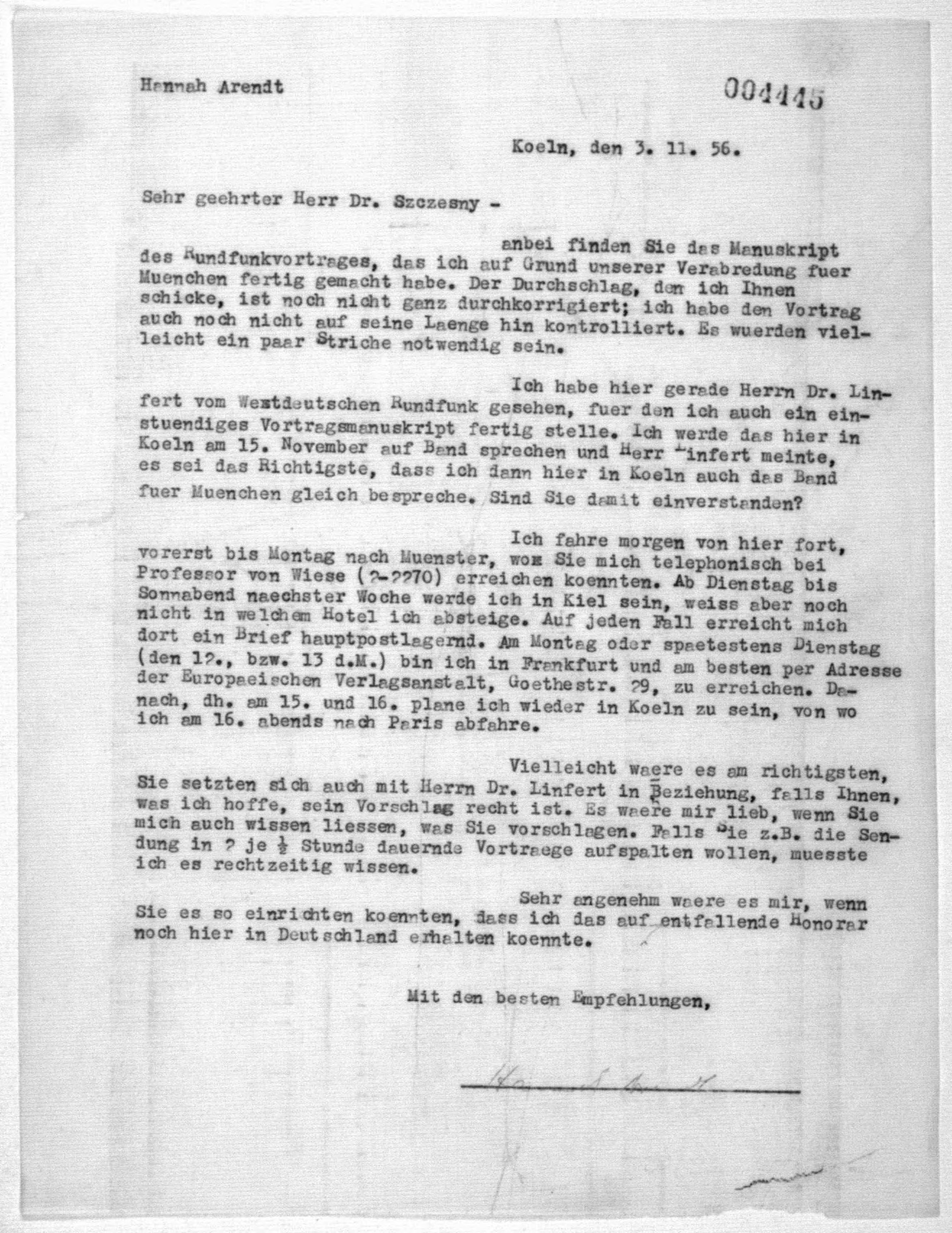 Scanned image of the current content page