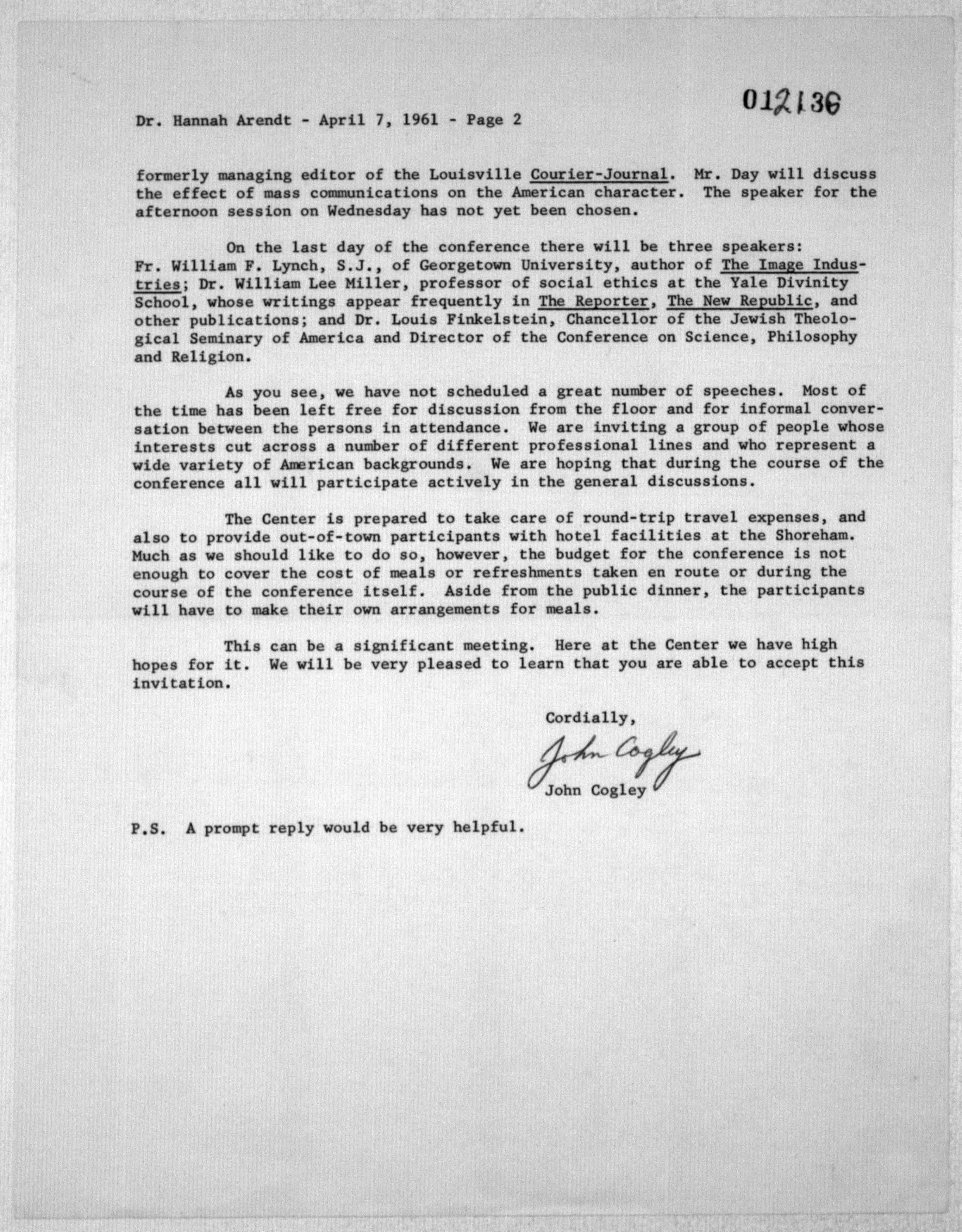 Scanned image of the current content page