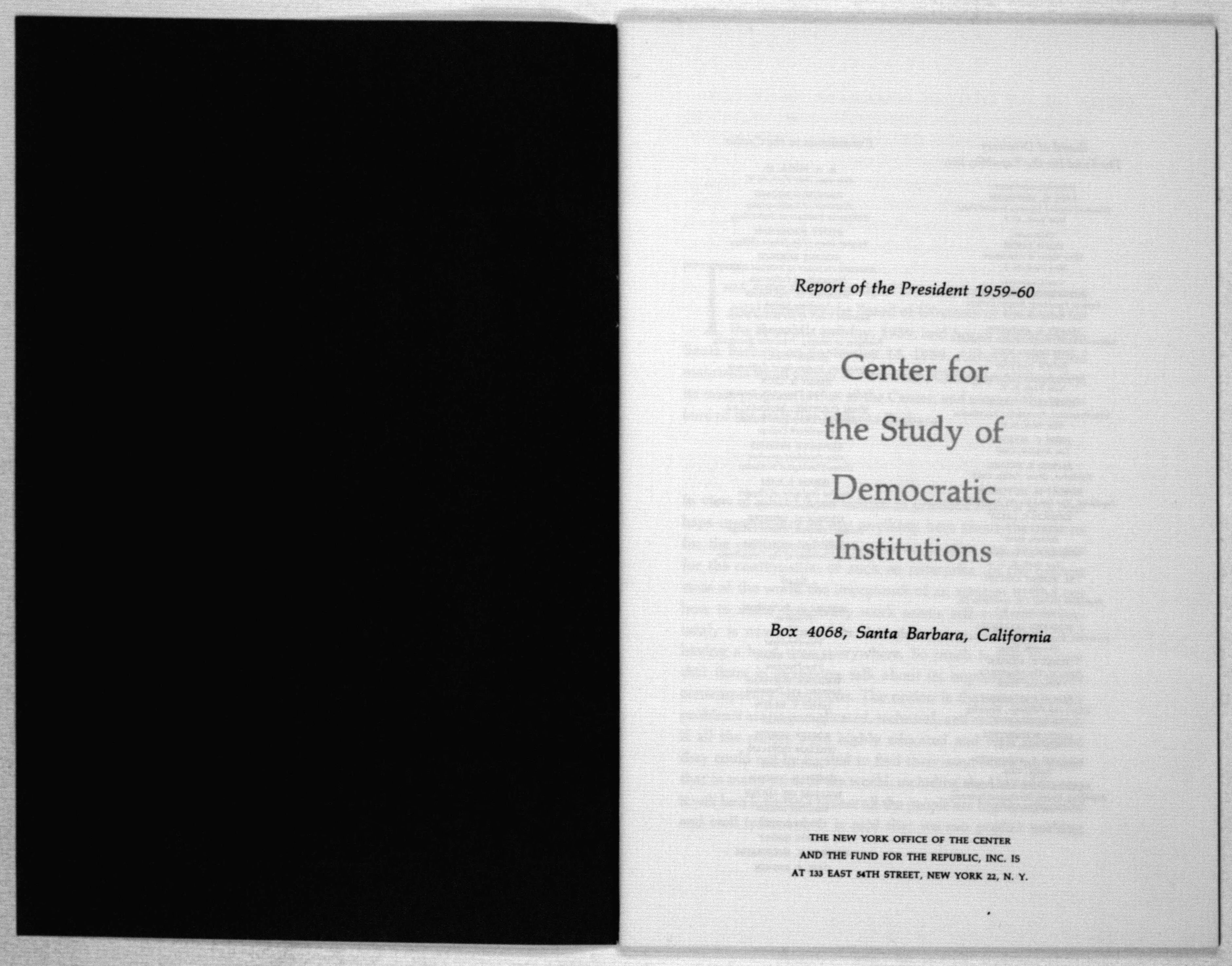 Scanned image of the current content page