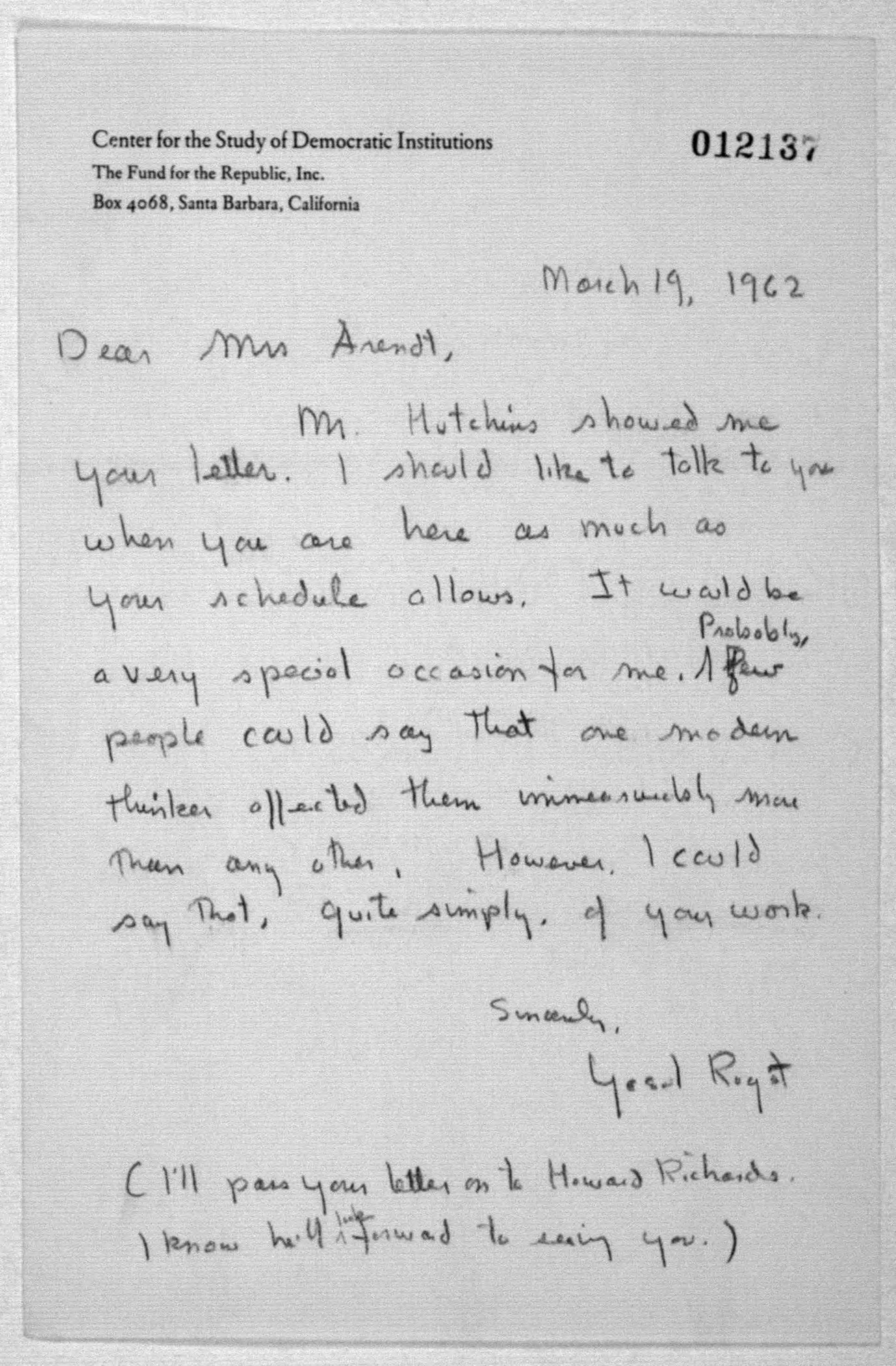 Scanned image of the current content page