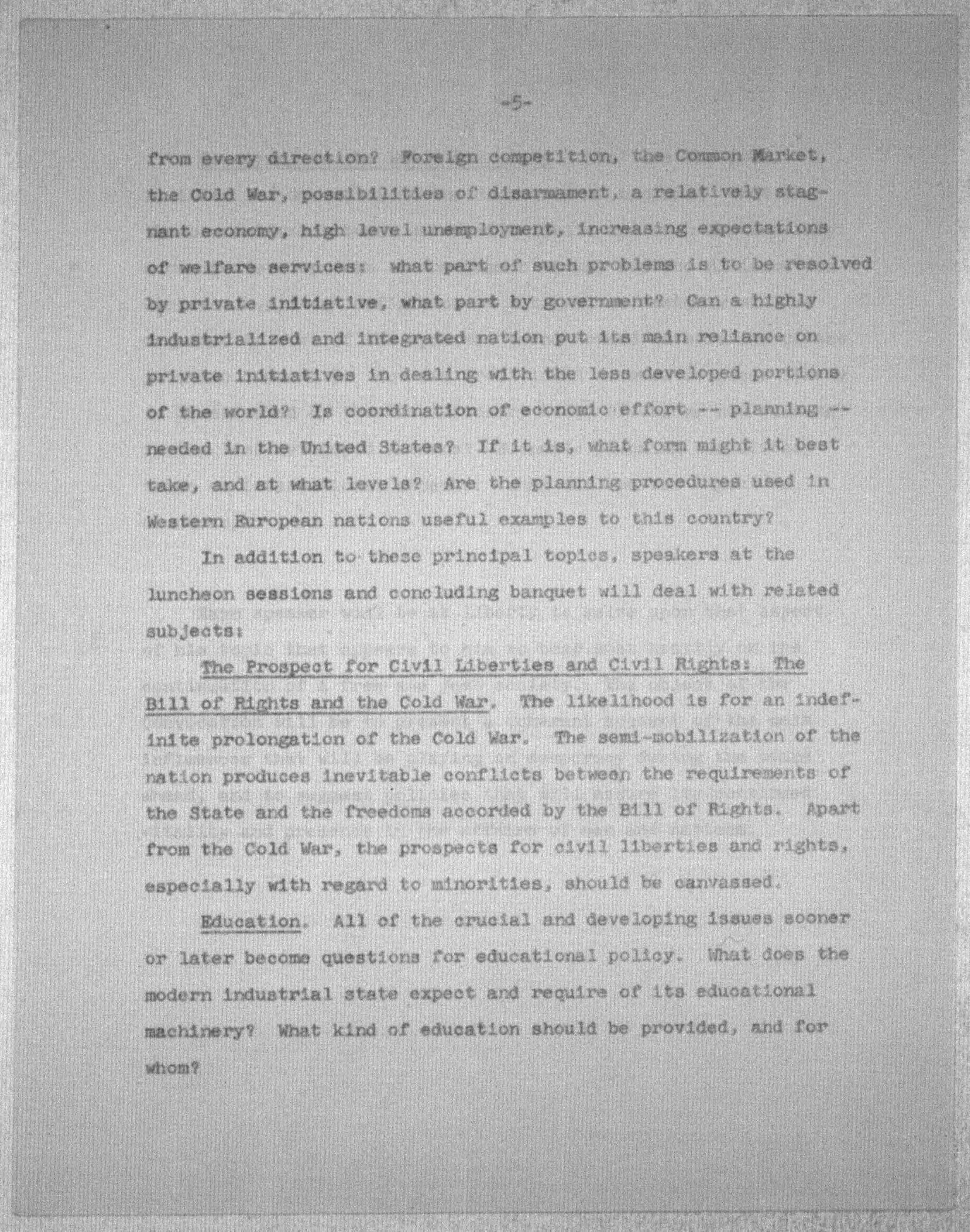 Scanned image of the current content page