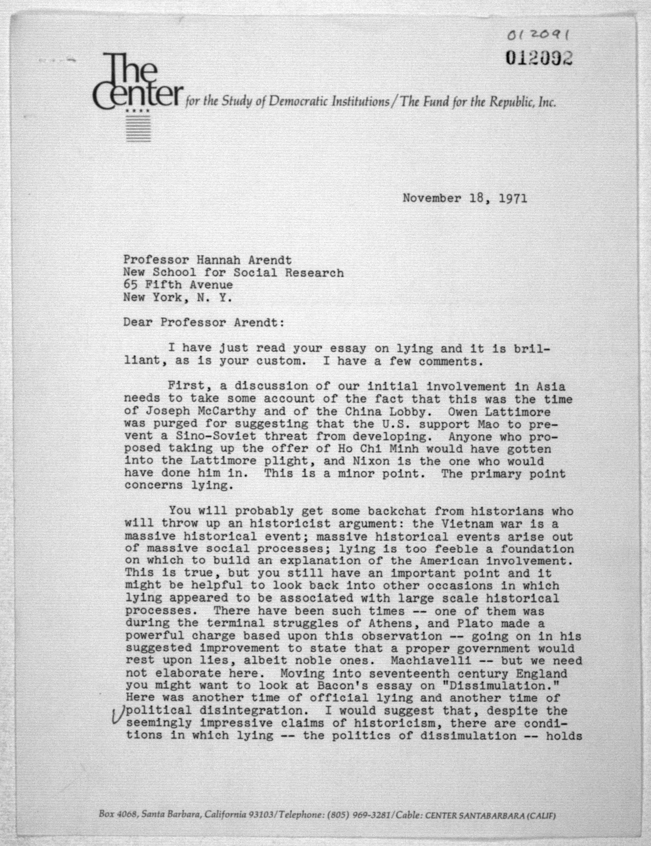 Scanned image of the current content page