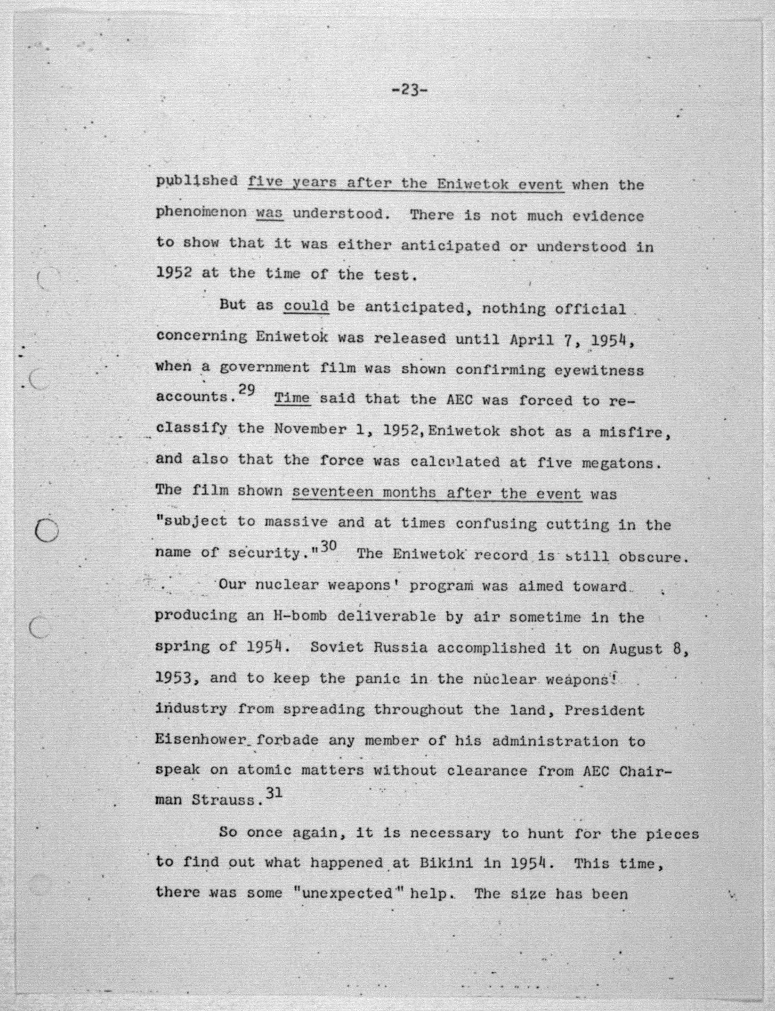 Scanned image of the current content page