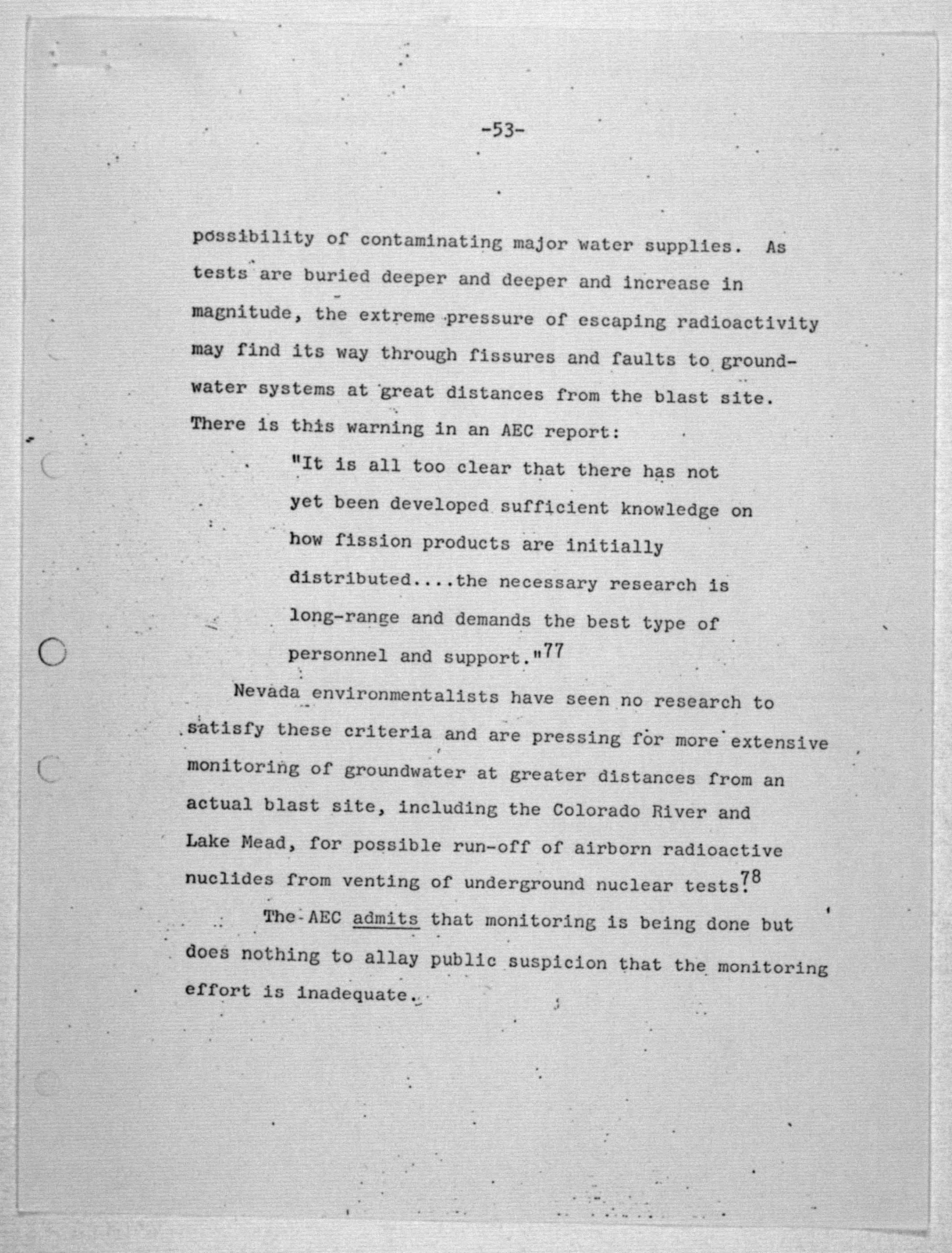 Scanned image of the current content page