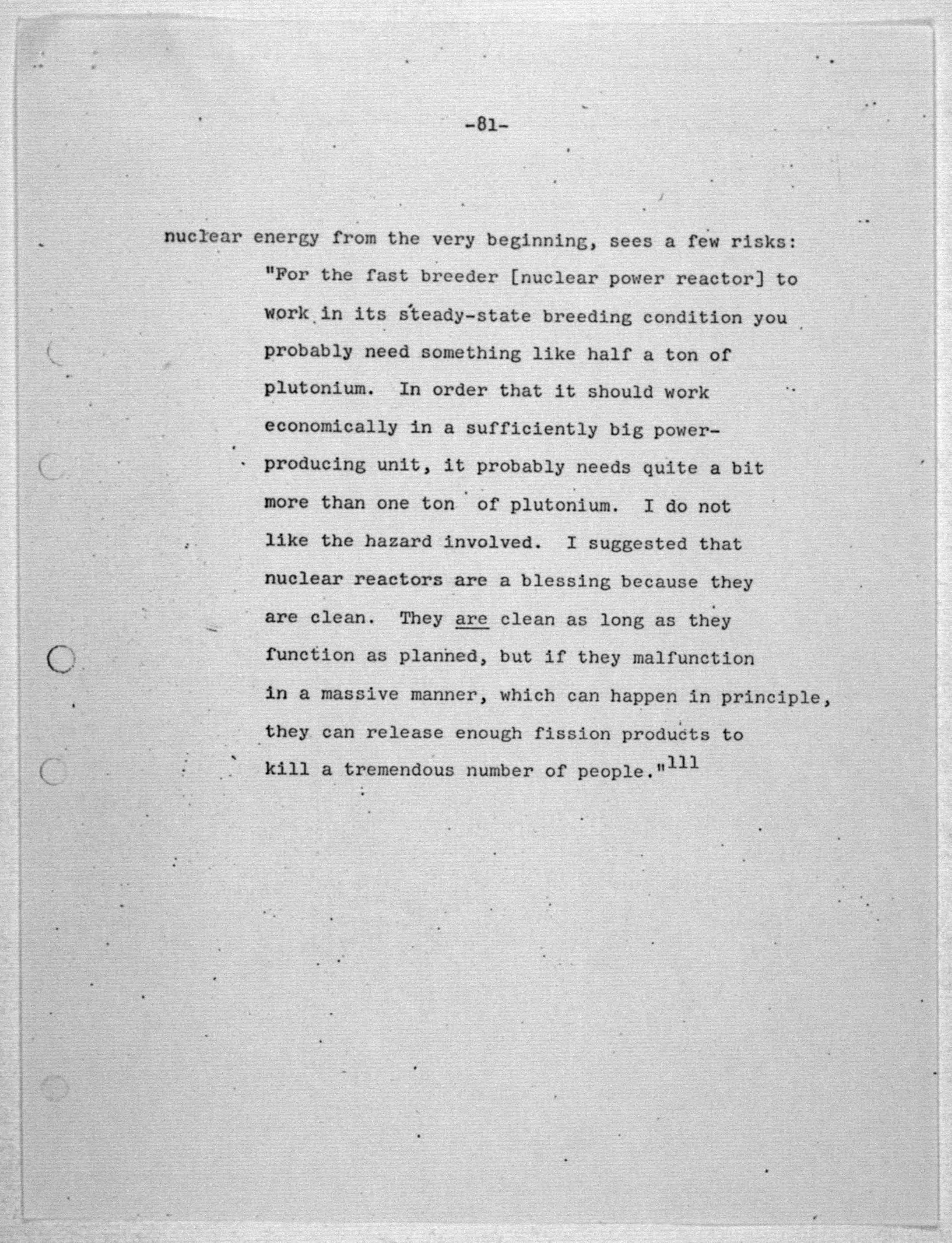 Scanned image of the current content page