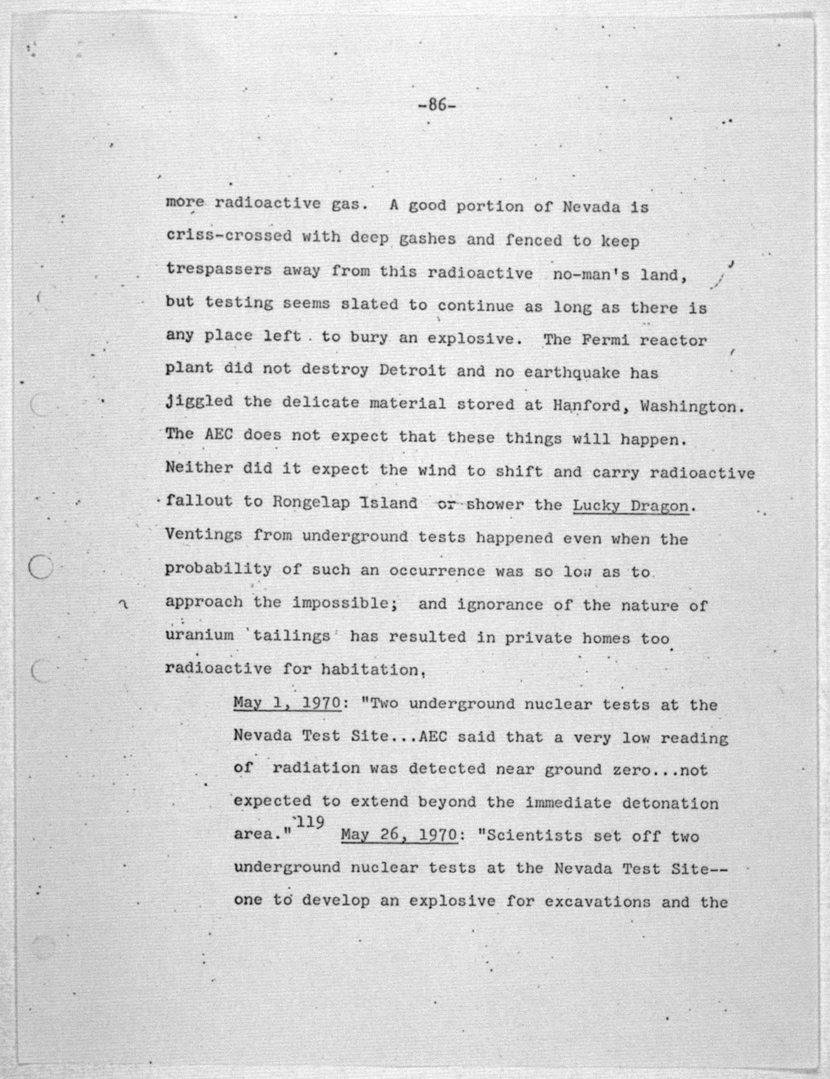 Scanned image of the current content page