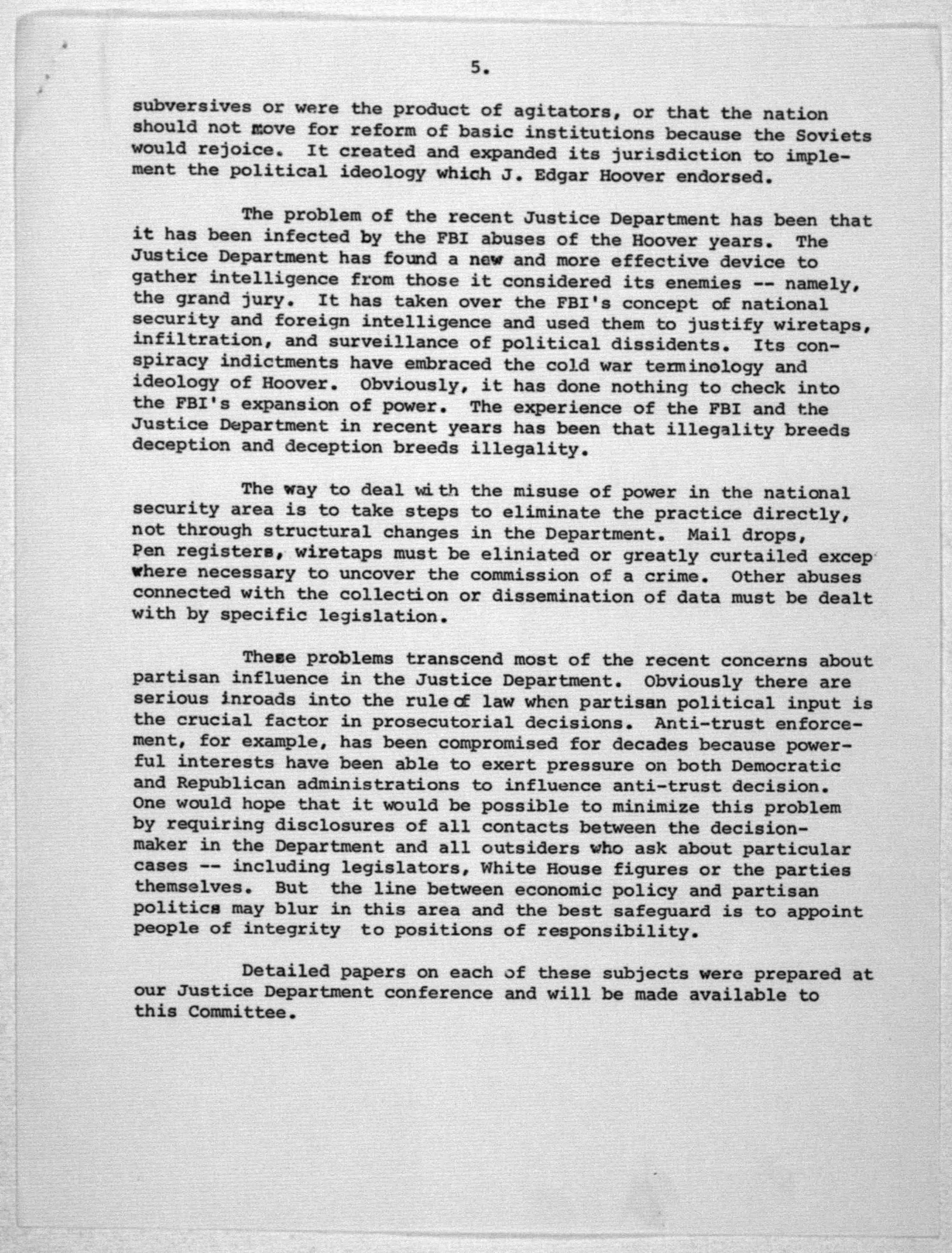 Scanned image of the current content page