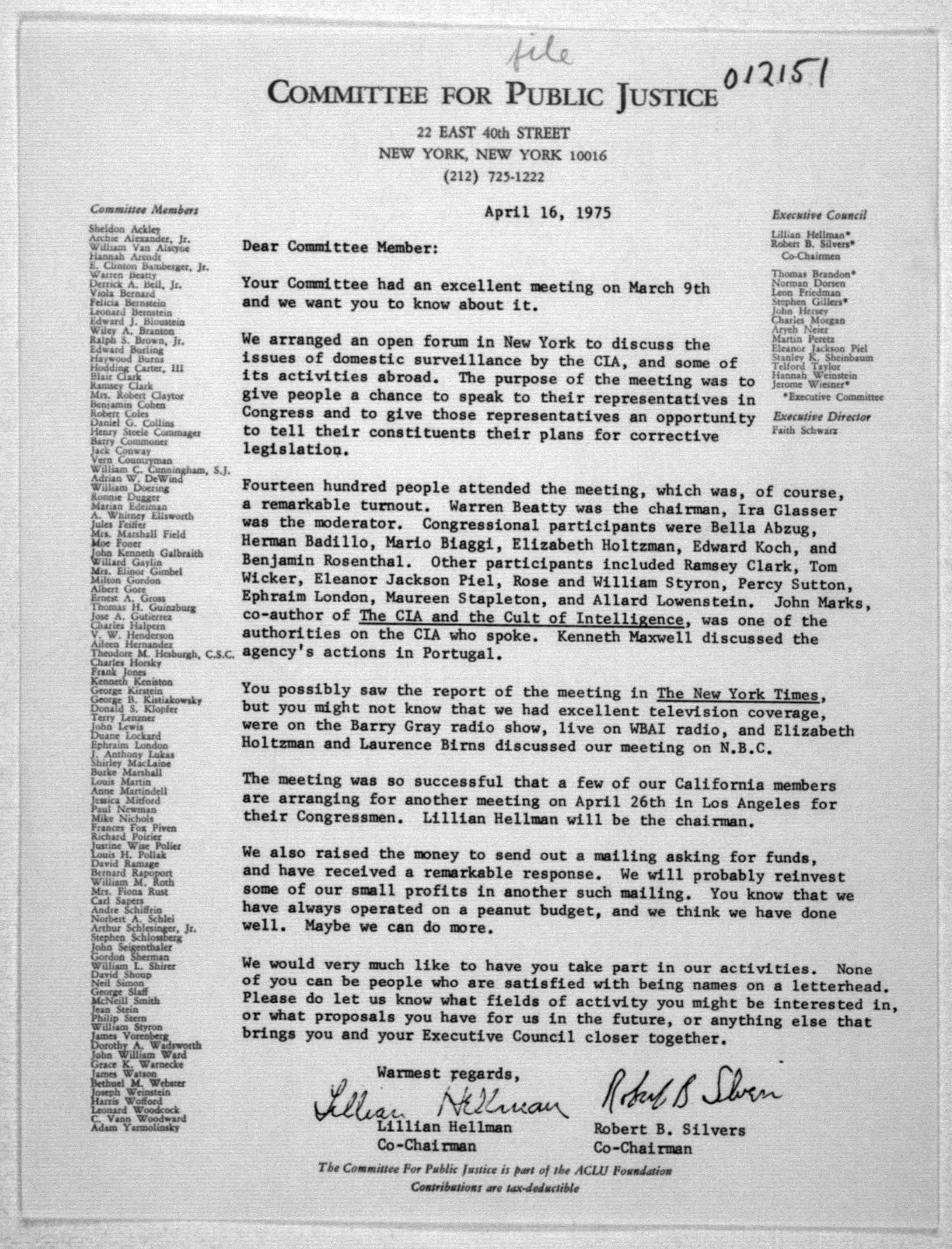 Scanned image of the current content page