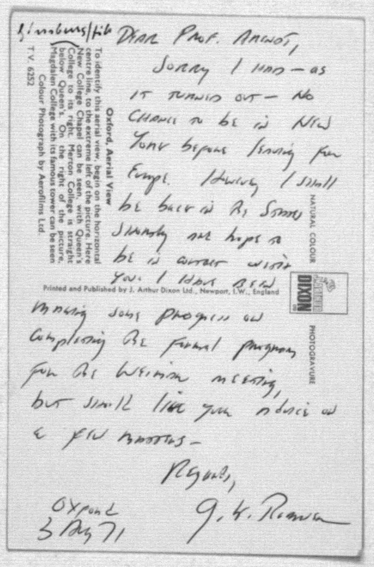 Scanned image of the current content page