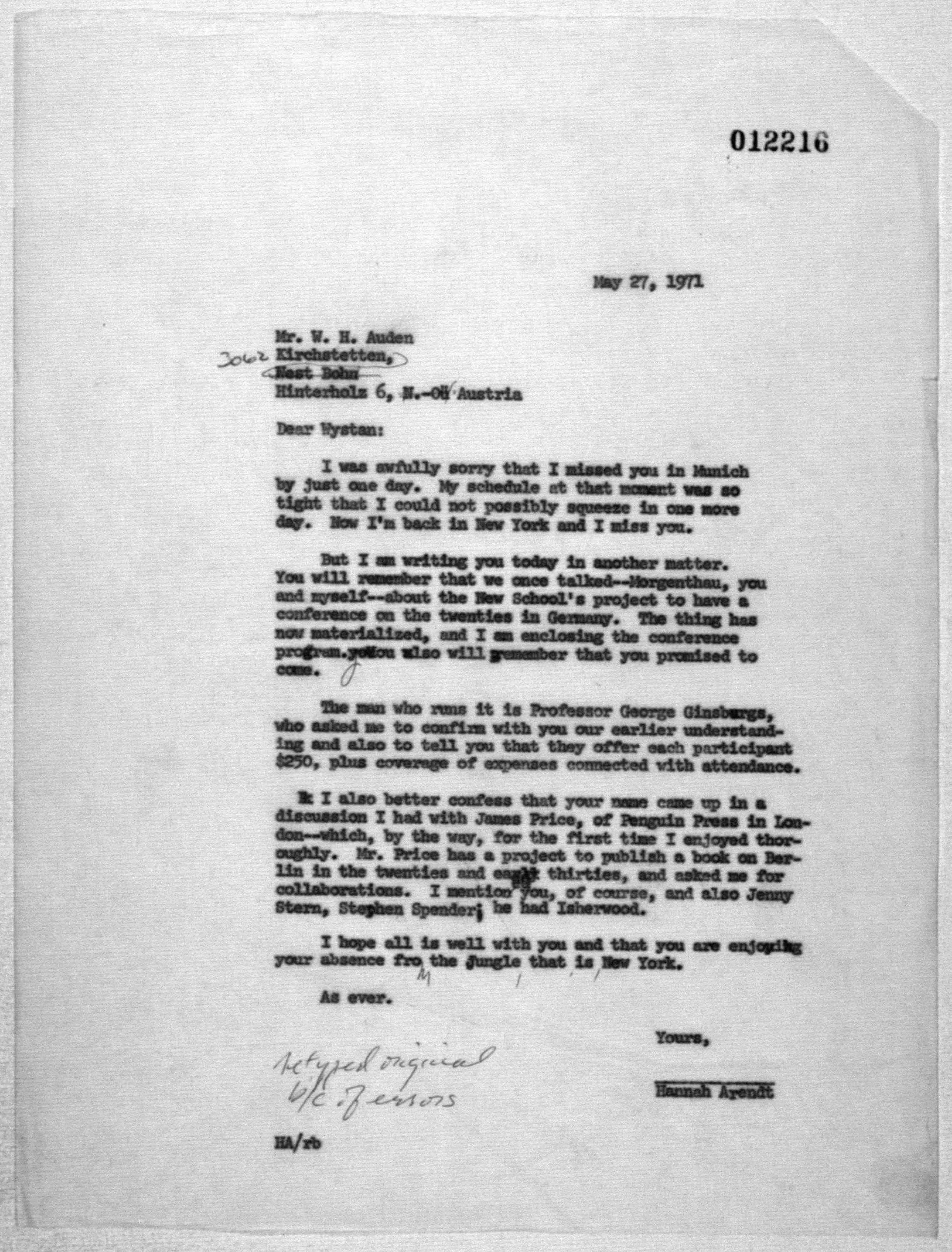 Scanned image of the current content page