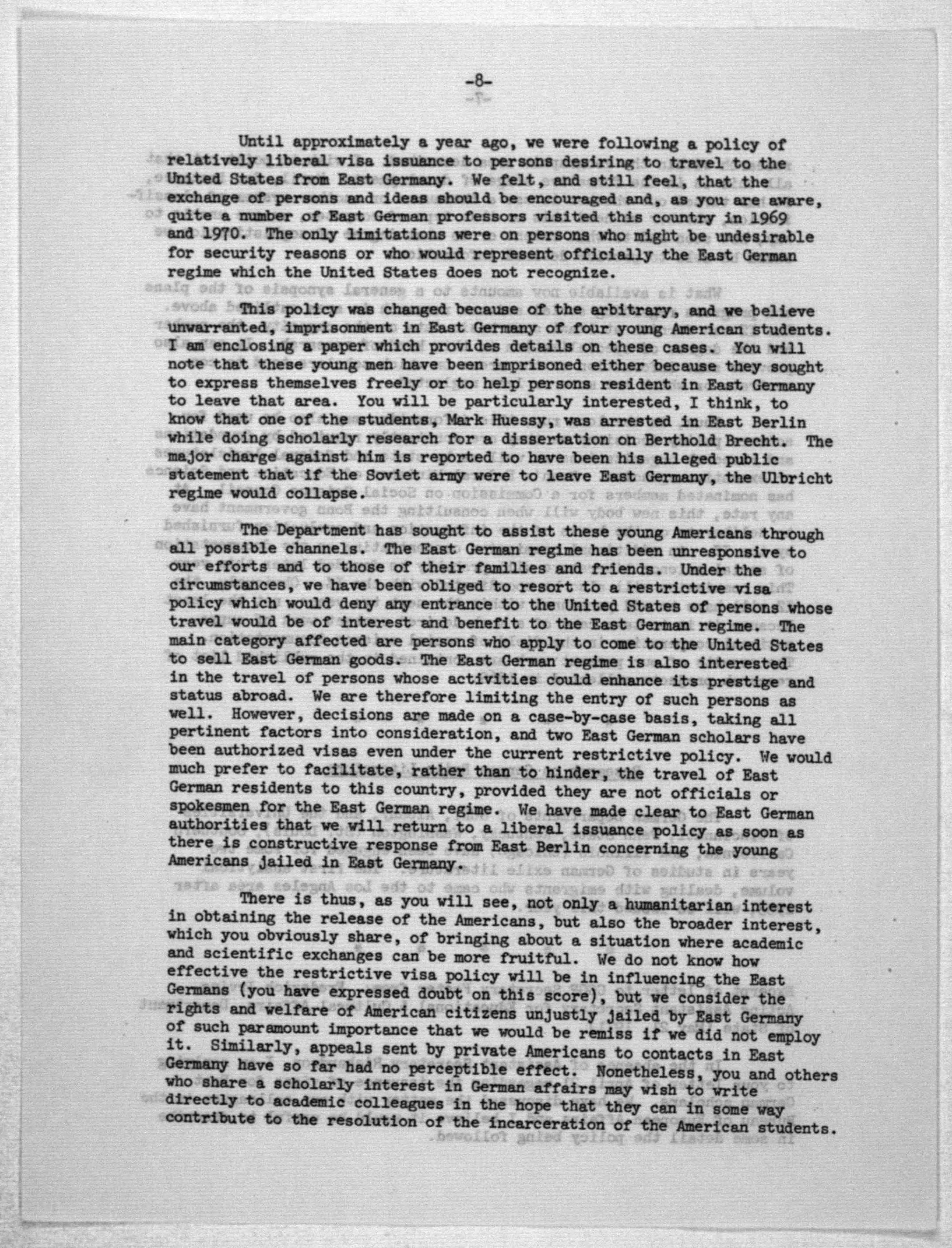 Scanned image of the current content page