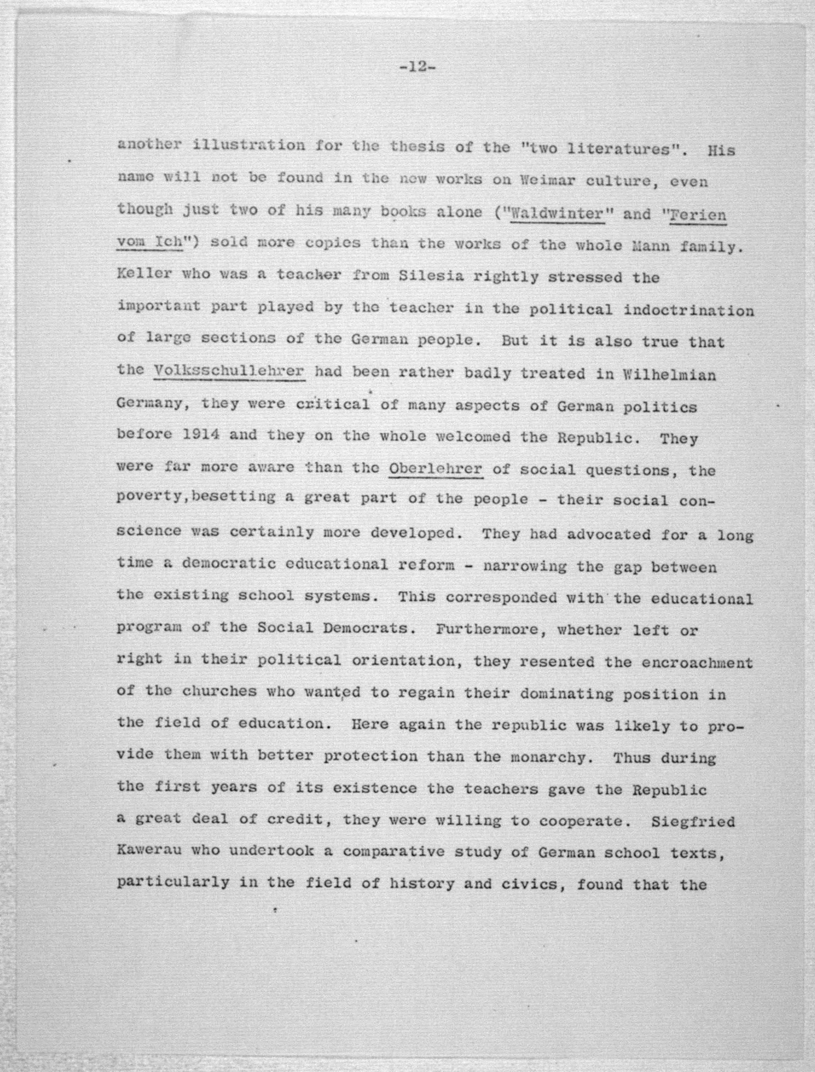 Scanned image of the current content page