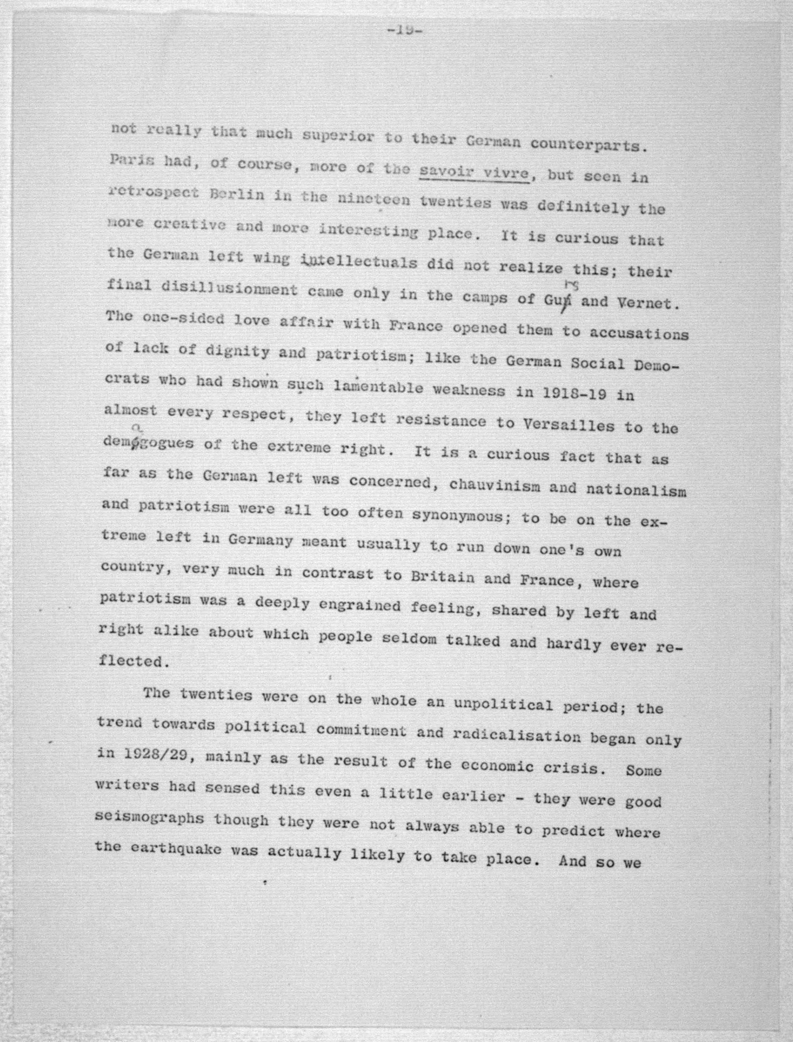 Scanned image of the current content page