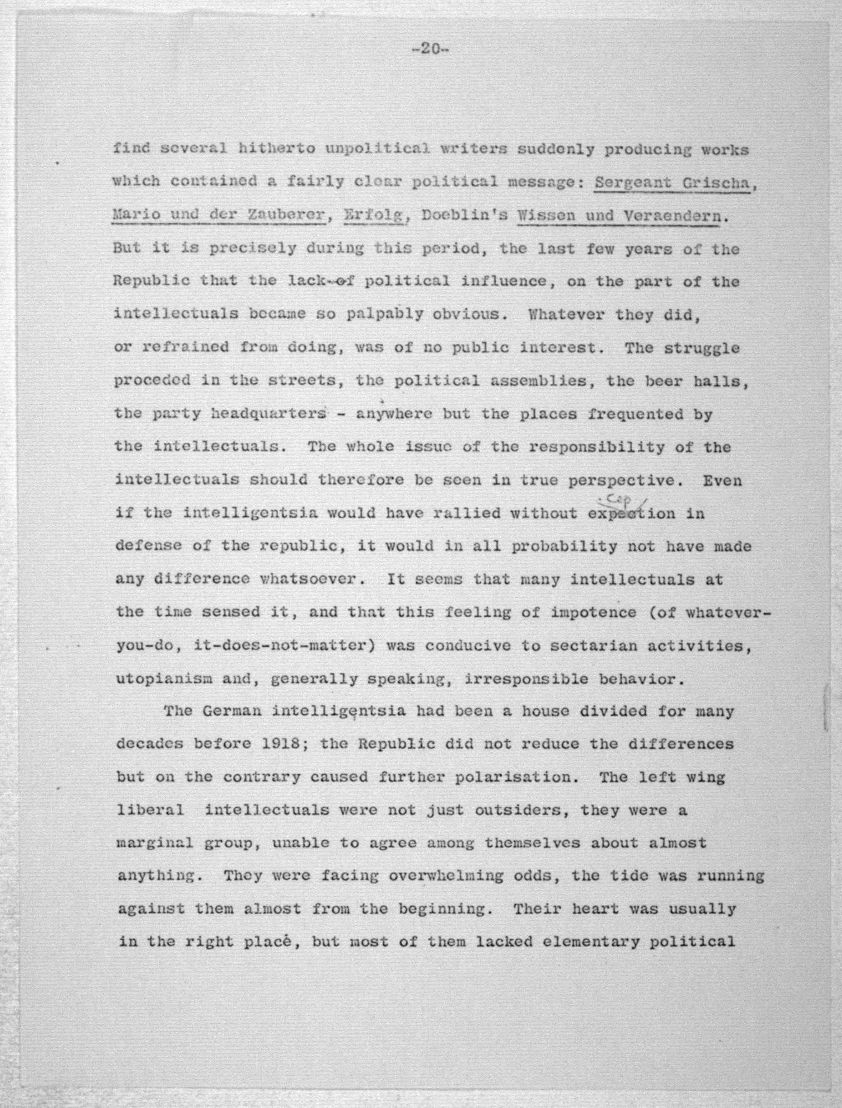 Scanned image of the current content page