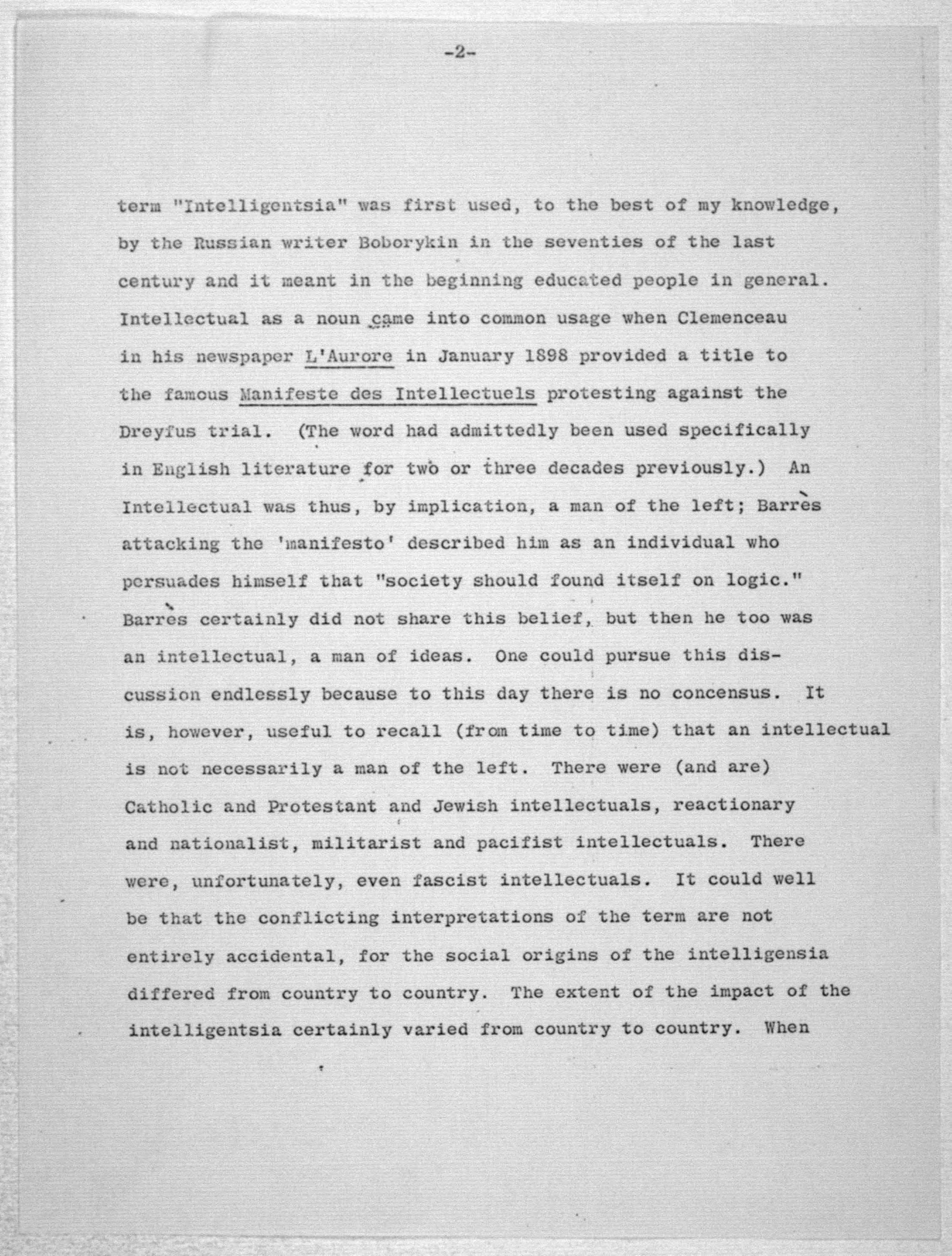 Scanned image of the current content page
