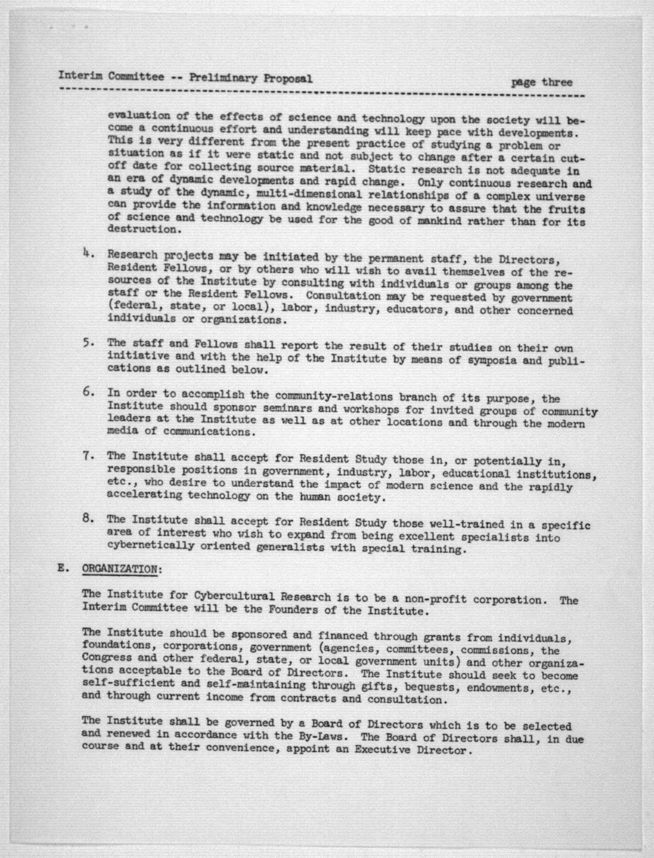 Scanned image of the current content page