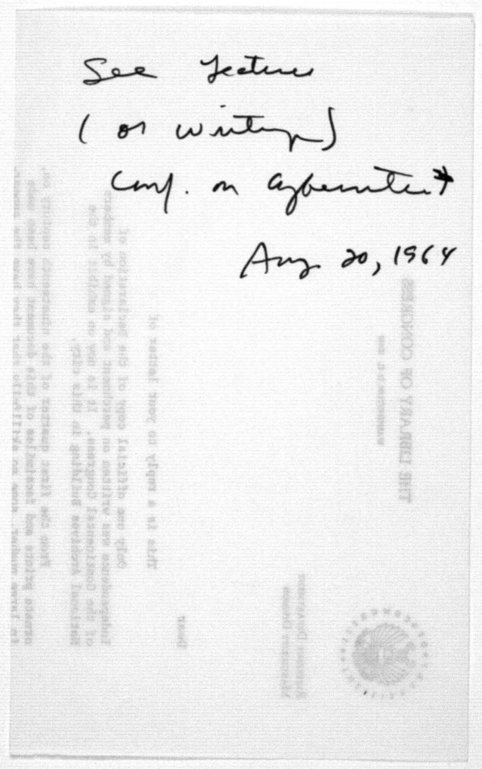 Scanned image of the current content page