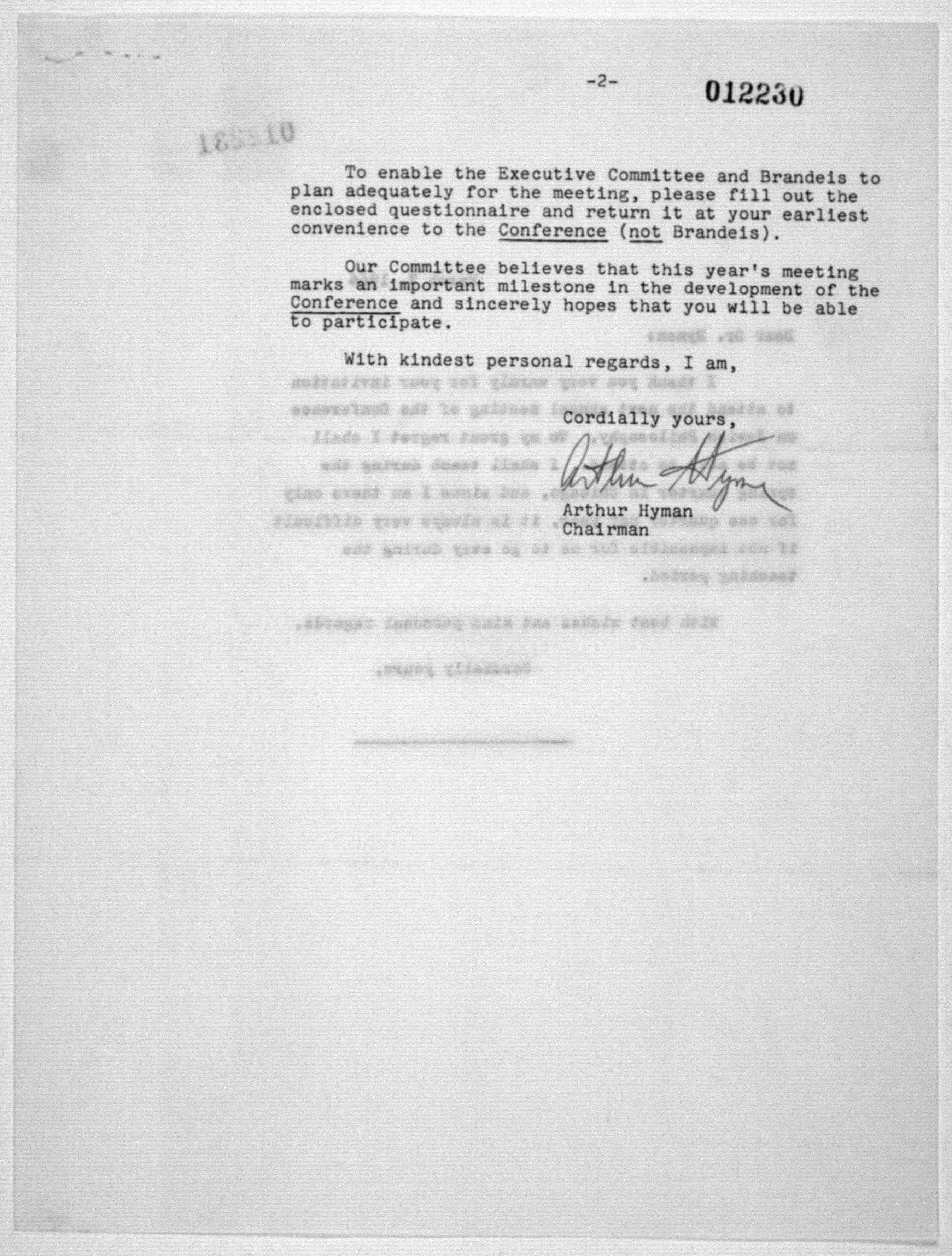 Scanned image of the current content page