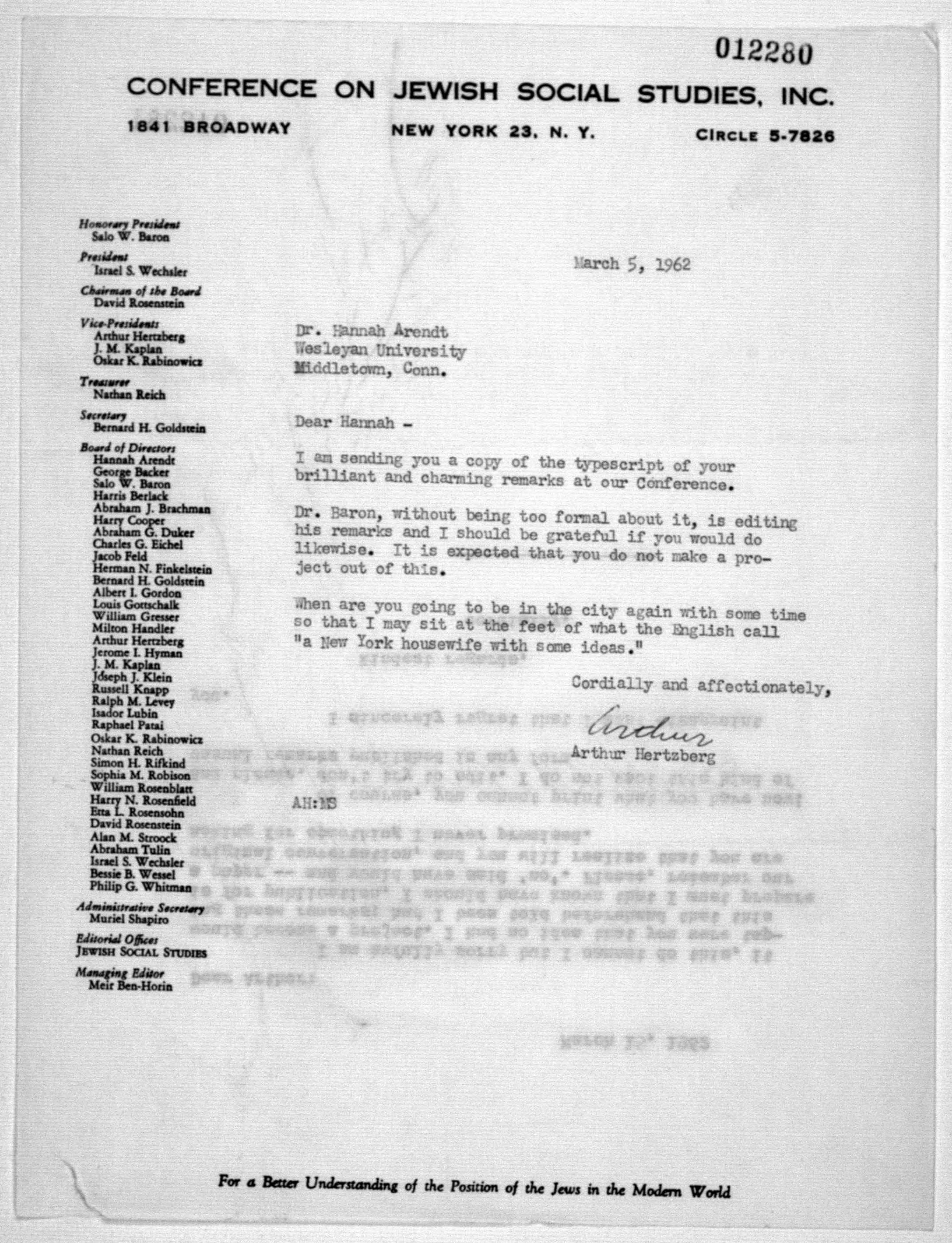 Scanned image of the current content page